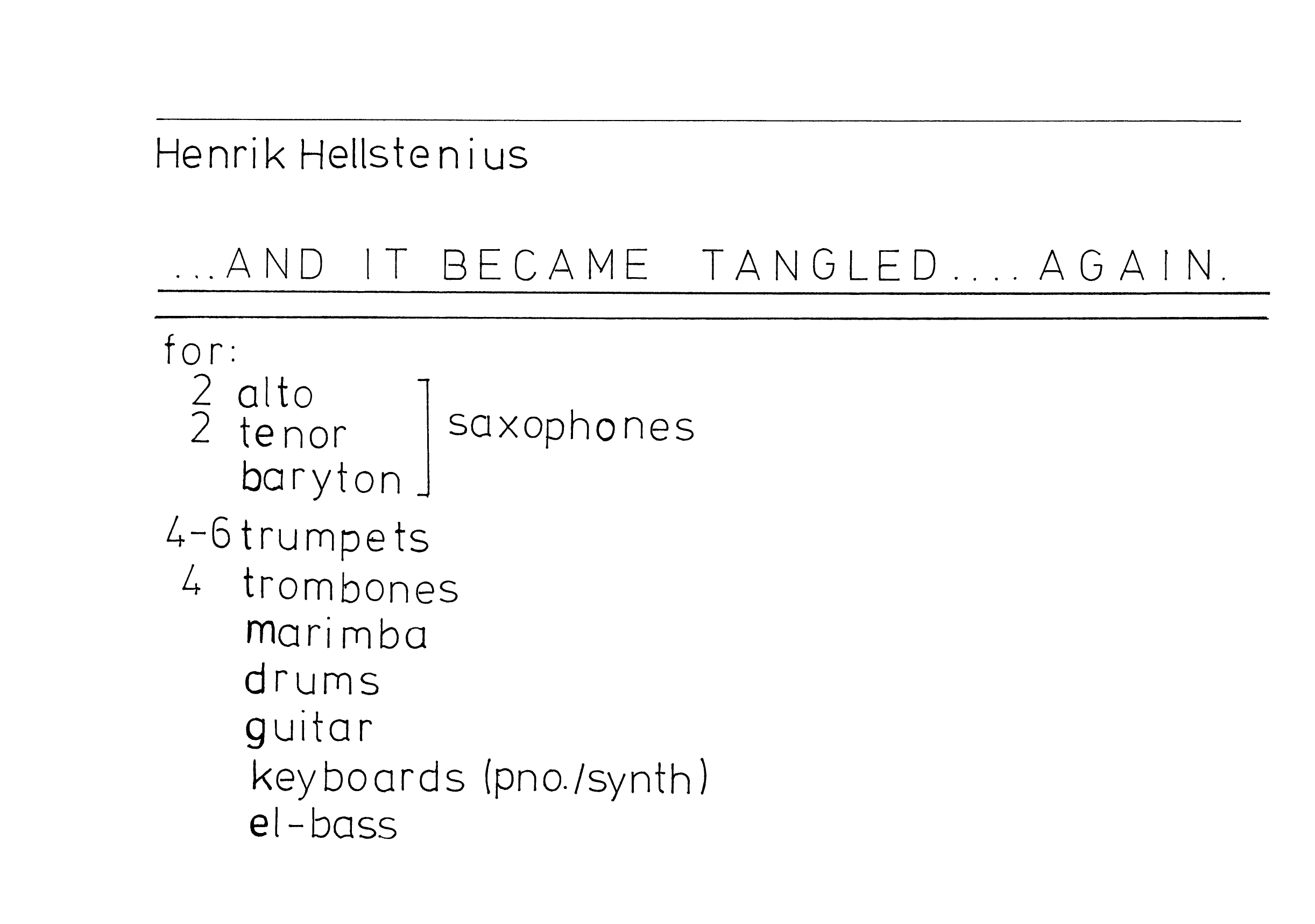 A Menue of Fruit - Suite for Flute and Harp