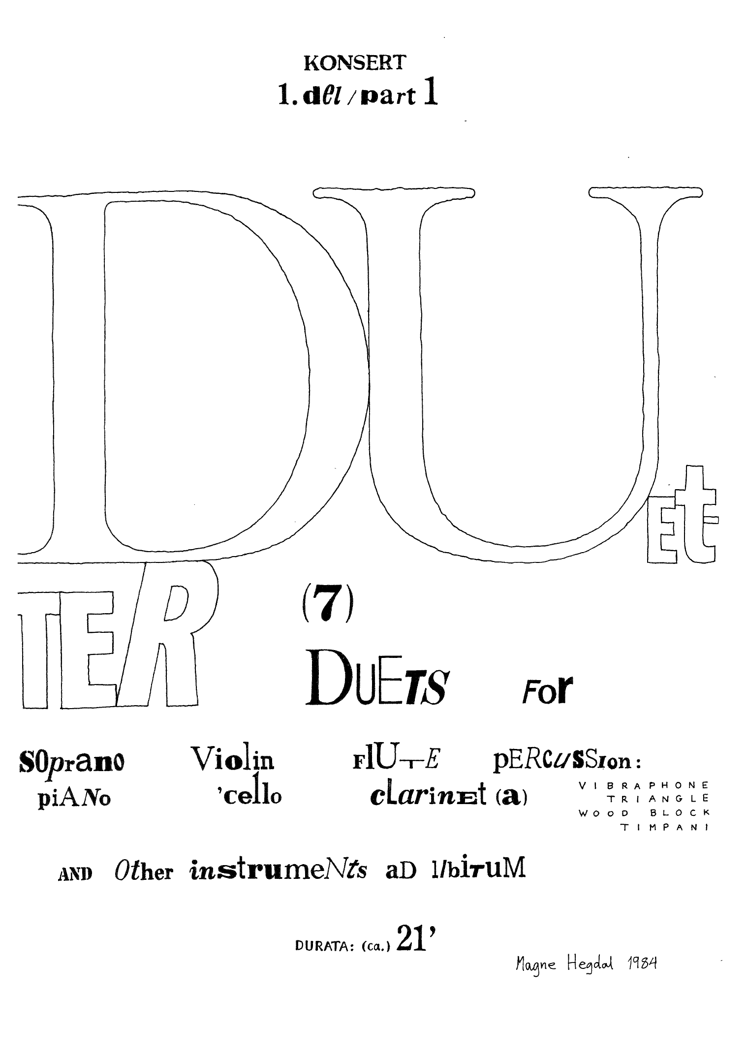 Duetter - Konsert 1. del - Image 7