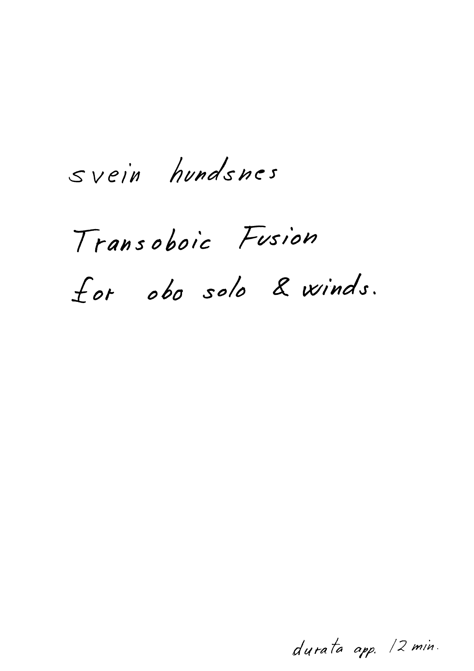 Transoboic Fusion