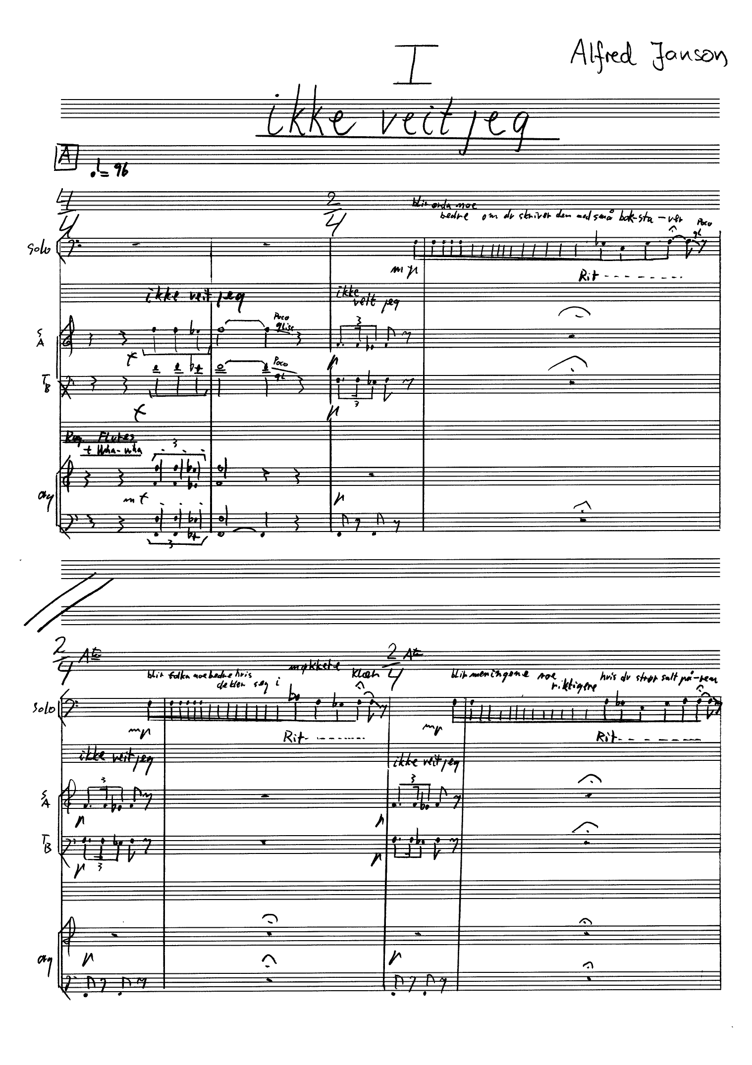Suite for blanda kor og orgel med rytmeboks - Errotikk og Pollitikk - Bilde 3
