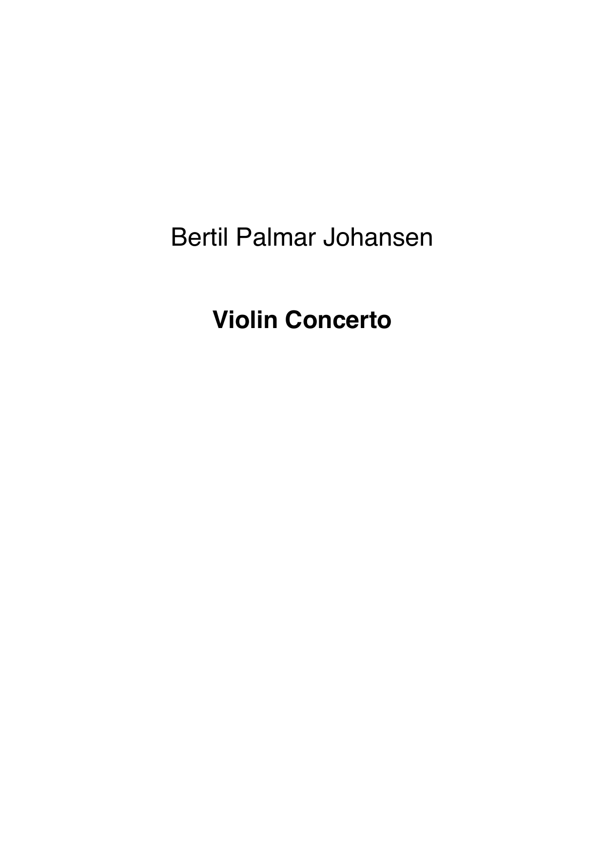Violin Concerto - Til Elise