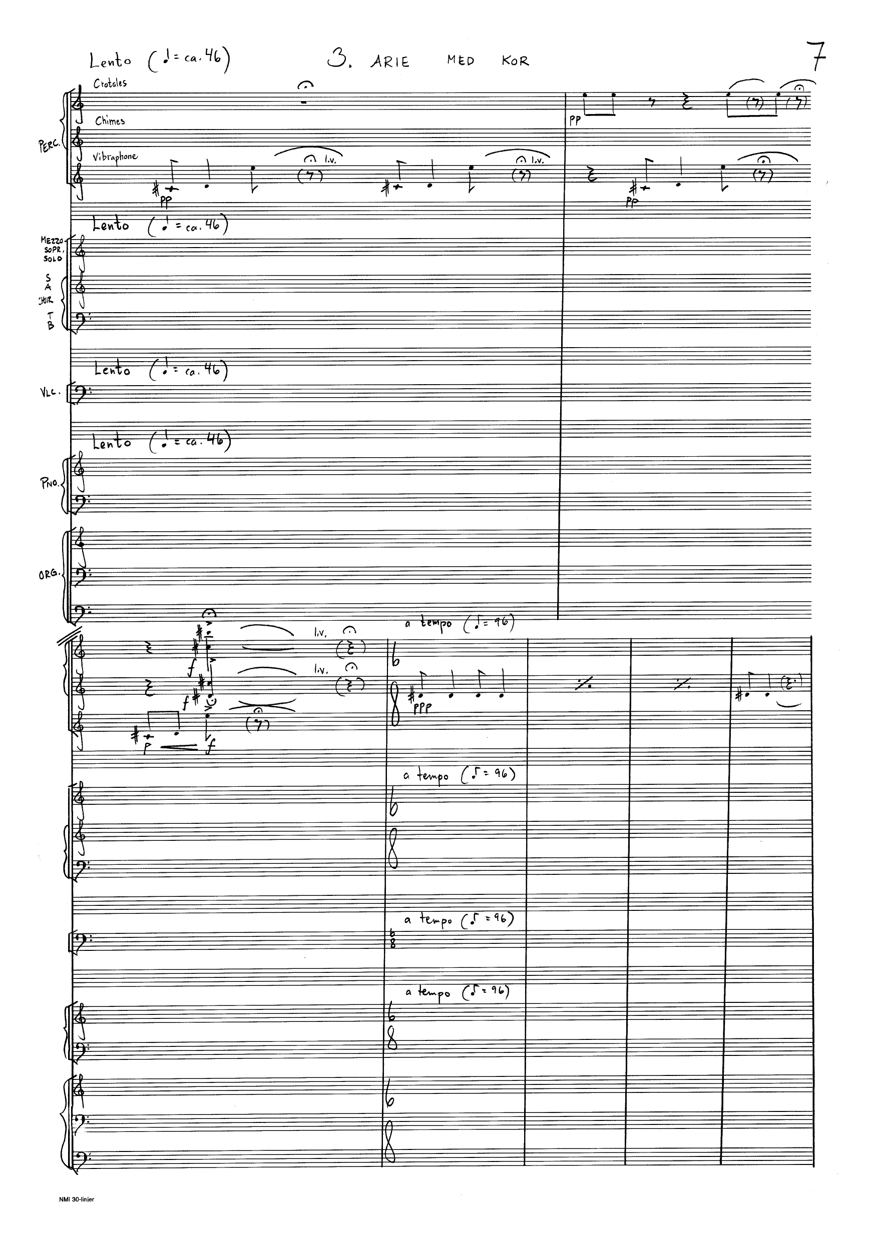 Ho som bar god frukt - Kantate for sopran, mezzosopran, baryton, resitasjon, kor & kammerensemble - Bilde 9