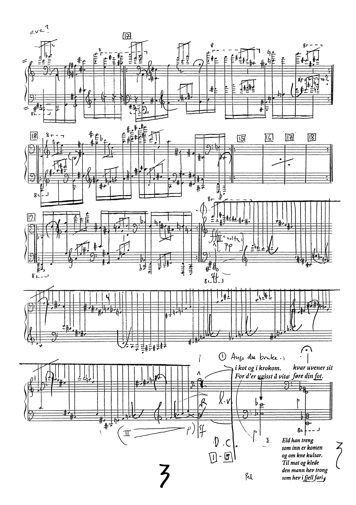 Edda-Da - Monodrama for skuespiller og pianist ... bygget over Hávamál - Bilde 7