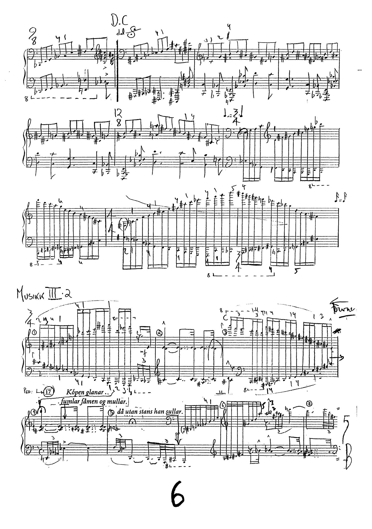 Edda-Da - Monodrama for skuespiller og pianist ... bygget over Hávamál - Bilde 10