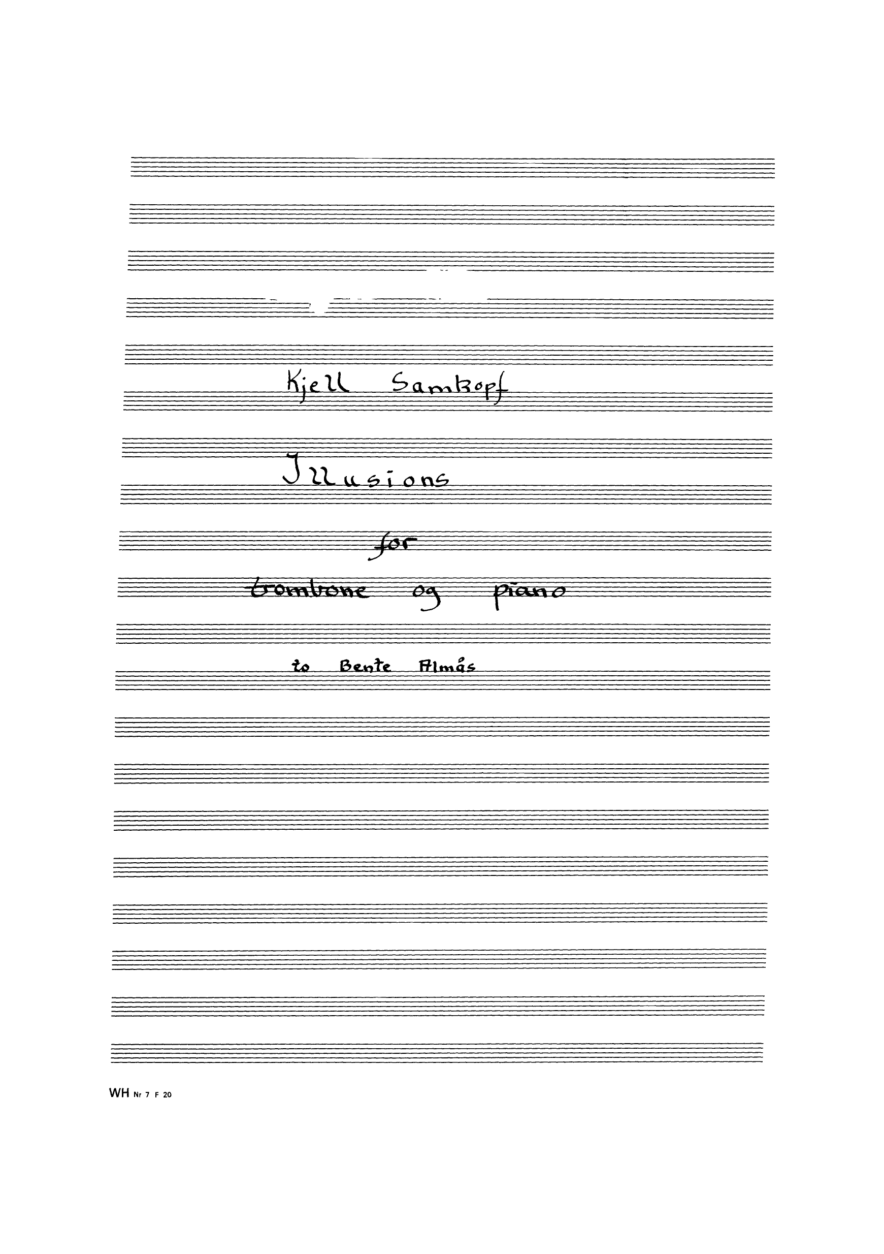 Illusions for Trombone and Piano