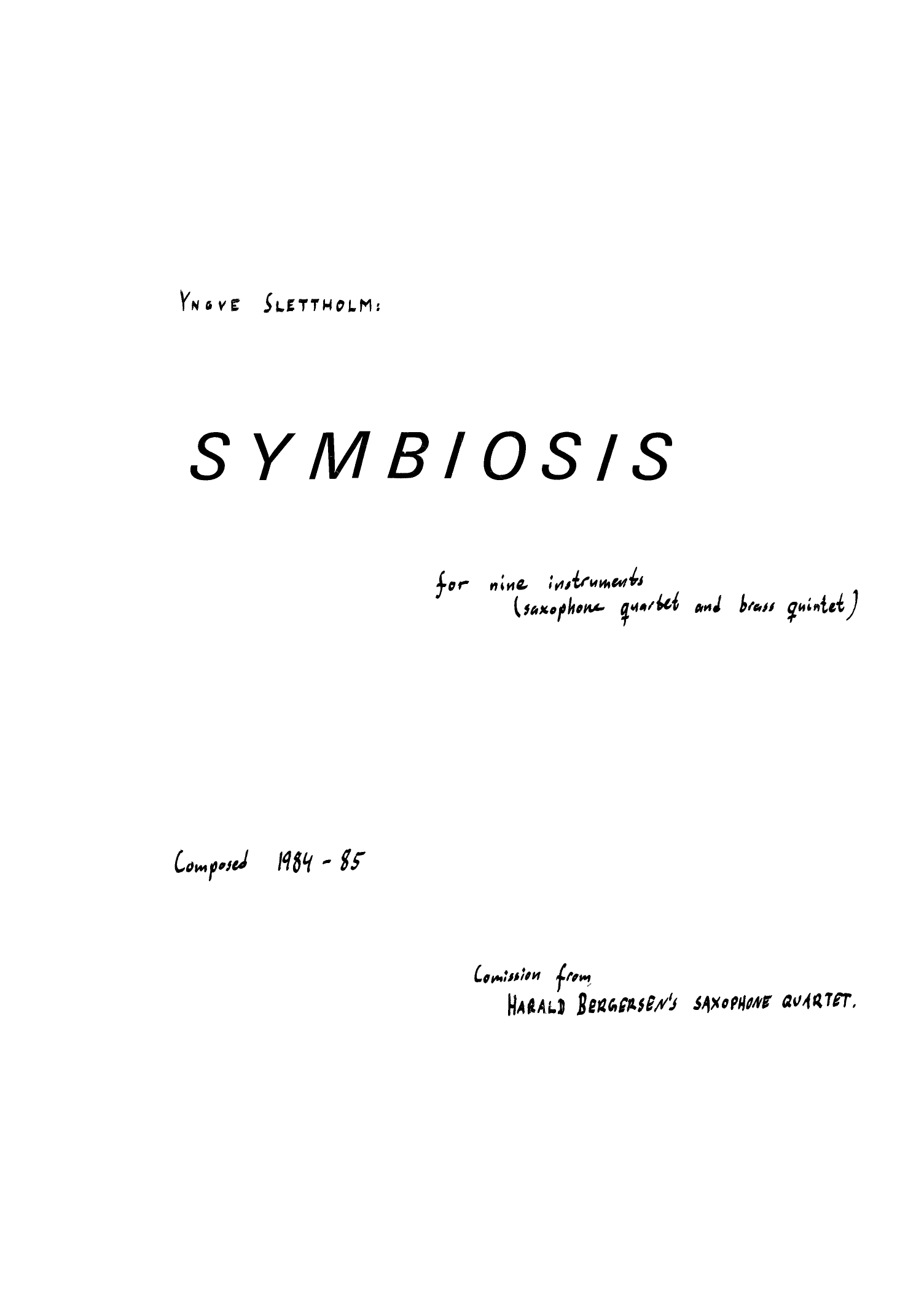 Symbiosis