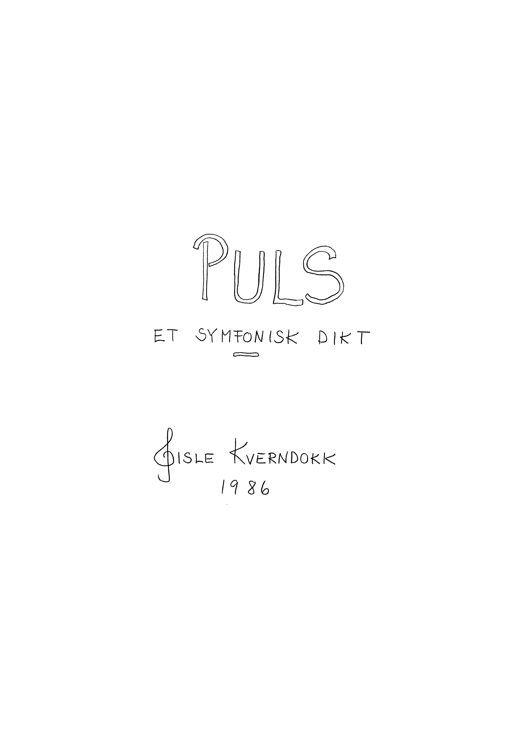Puls : A Symphonic Poem