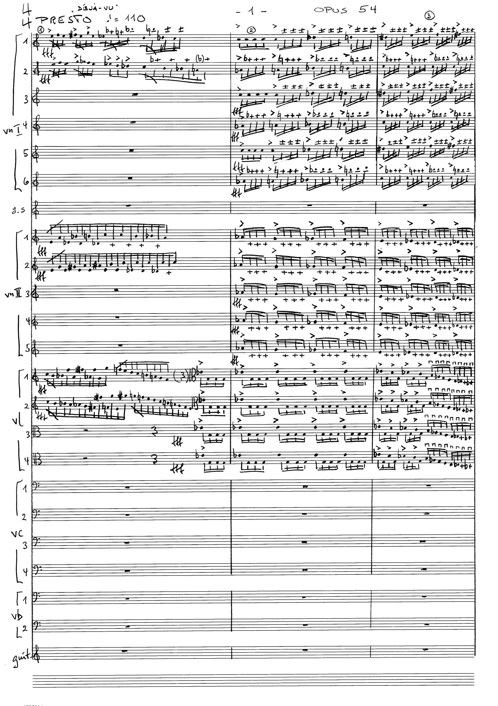 Déjà-Vu, op. 54 - Image 2
