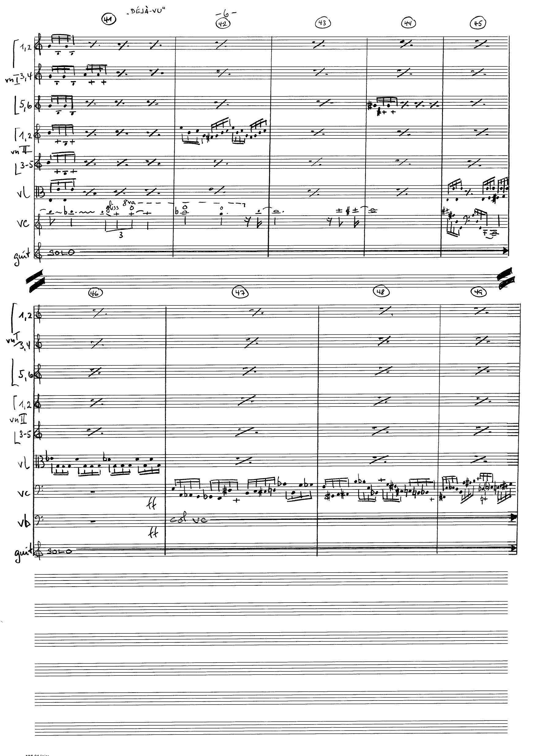 Déjà-Vu, op. 54 - Image 7