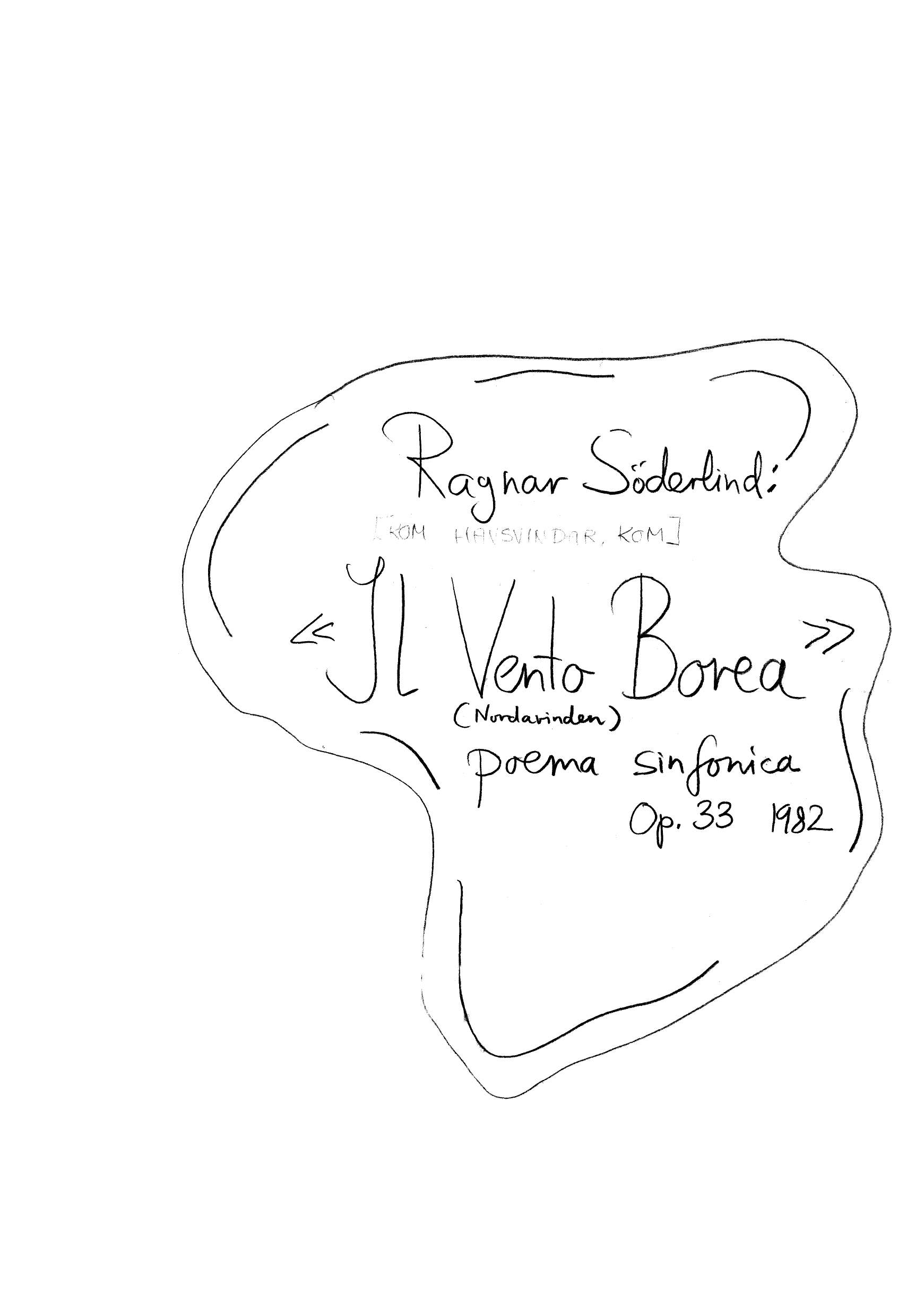 Kom havsvindar, kom! - Poema sinfonico, op. 33