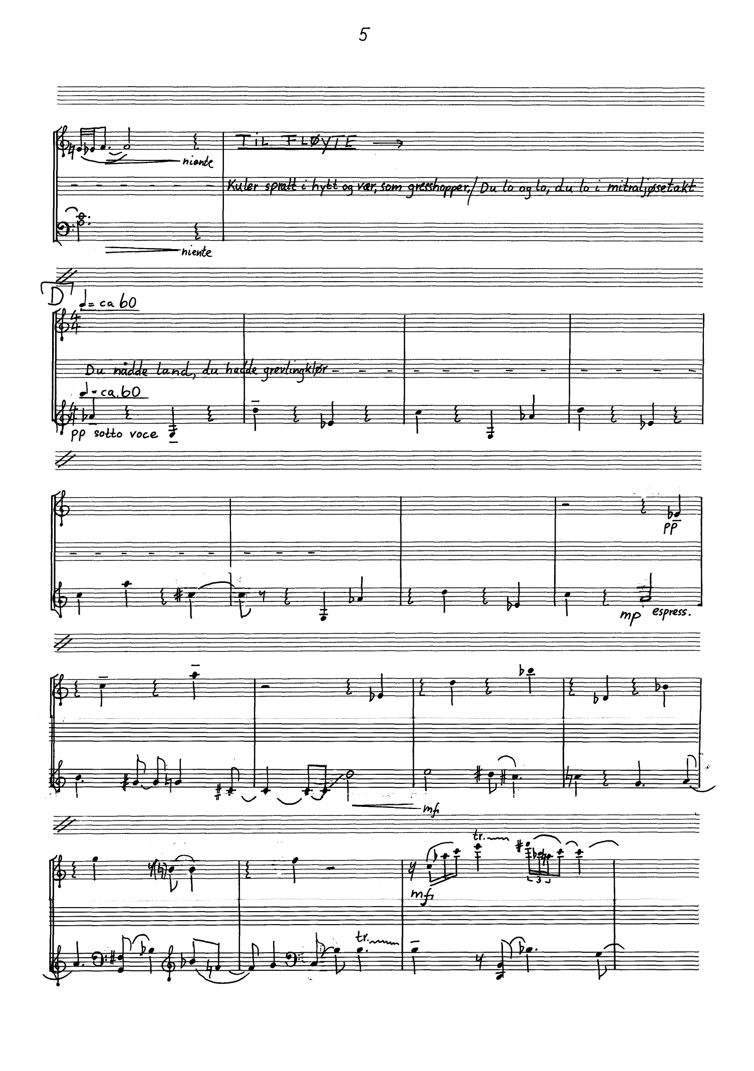 Linedanser - Musikk til fem dikt av Harald Sverdrup - Bilde 6