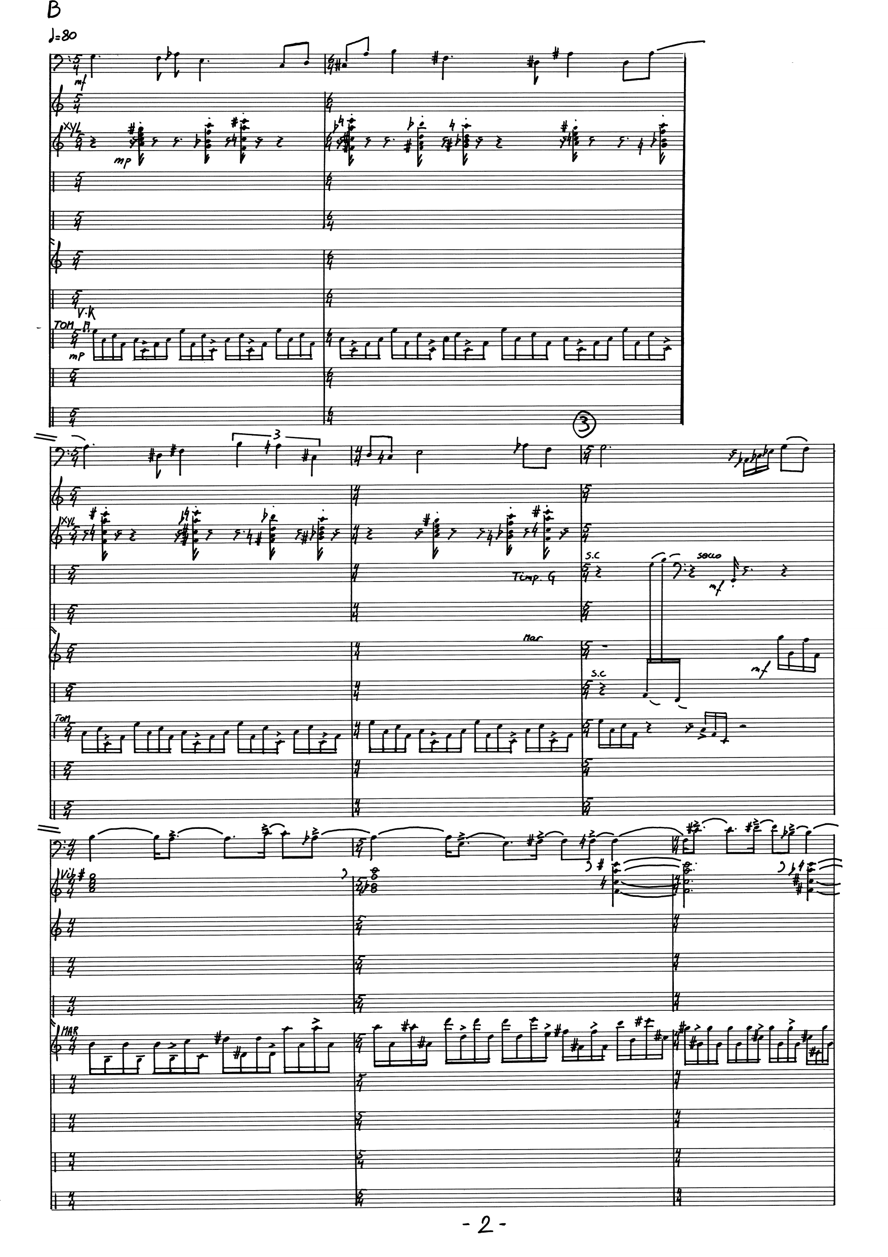 Equilibrium for Tuba and two Percussionists - Image 6