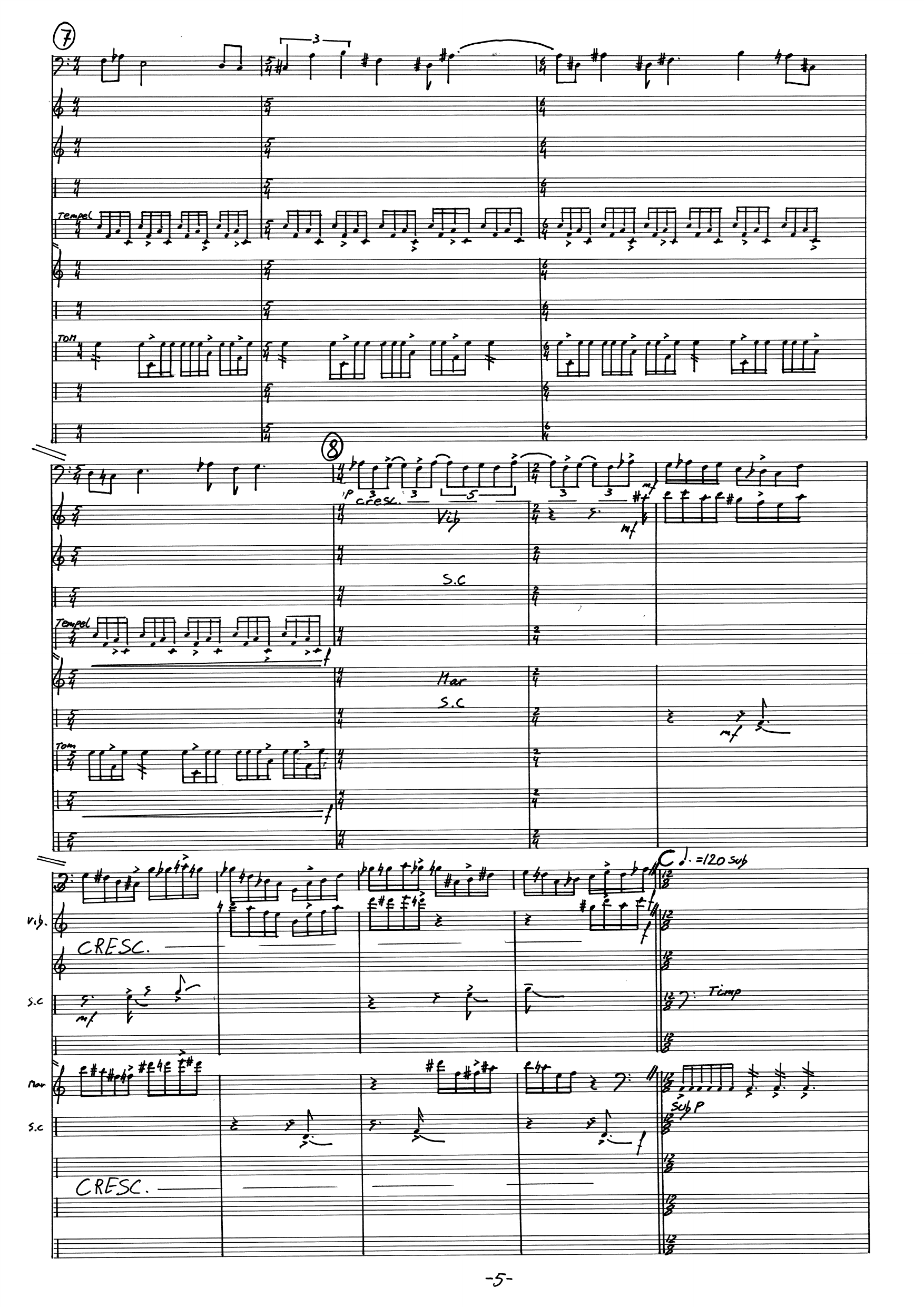 Equilibrium for Tuba and two Percussionists - Image 9
