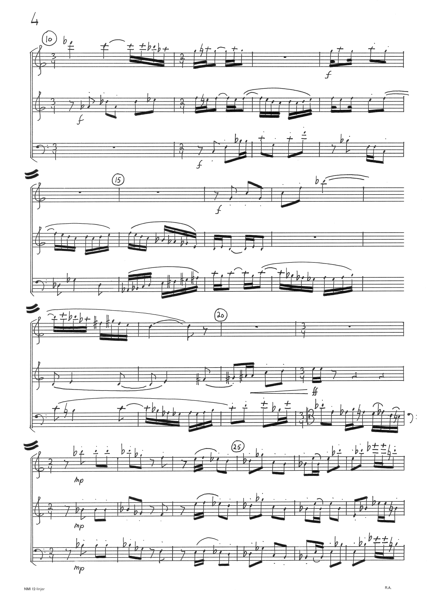 Trio for Flute, Oboe and Bassoon, op. 12 - Image 6