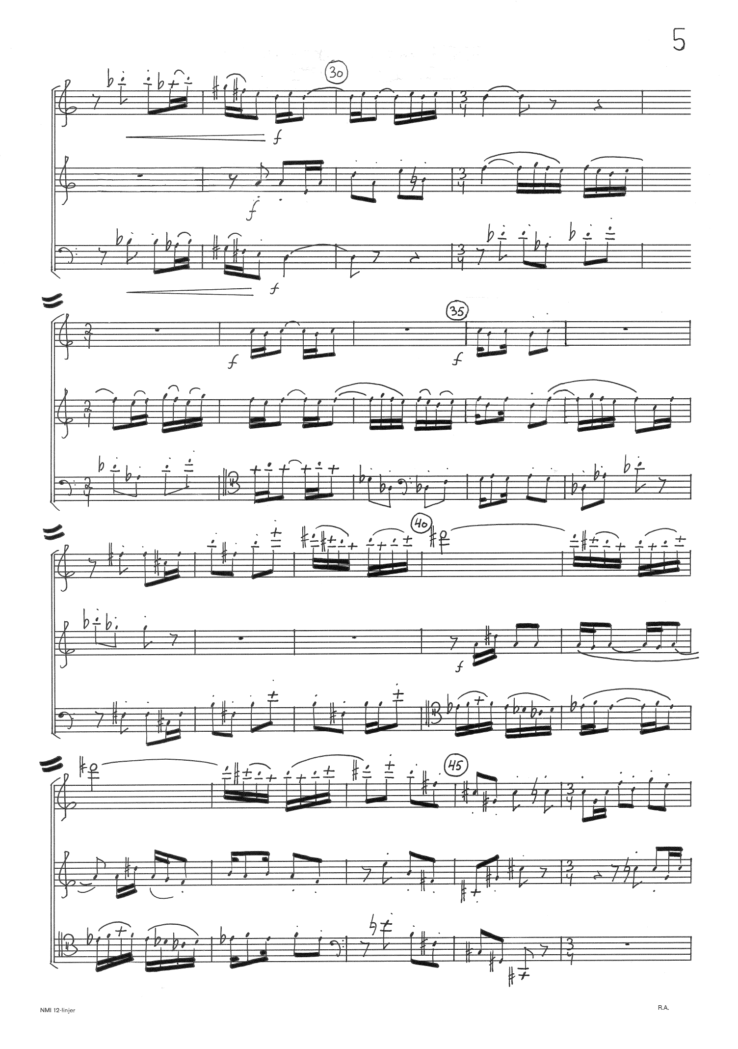 Trio for Flute, Oboe and Bassoon, op. 12 - Image 7