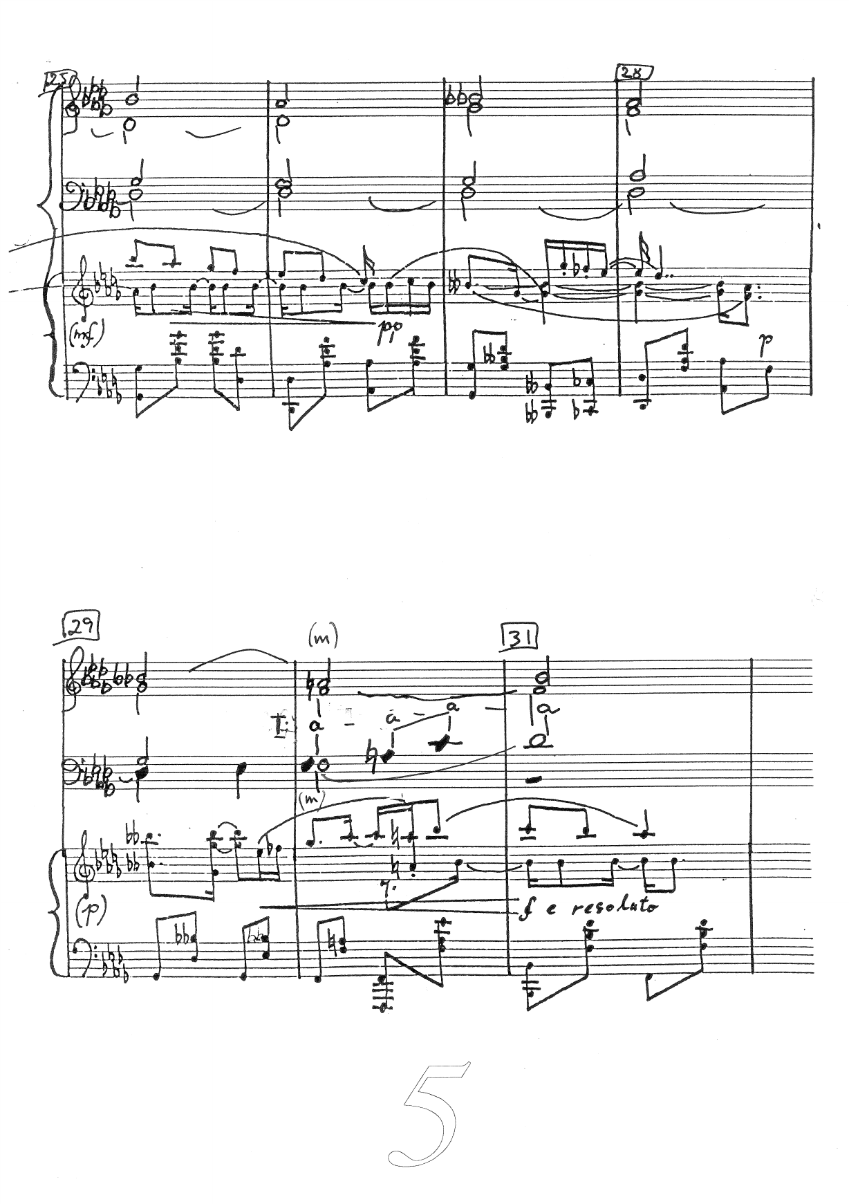 Nugatti Leaf Choral Rag - For klavér solo med Blandet(SATB)kor akkompagnement - Bilde 5