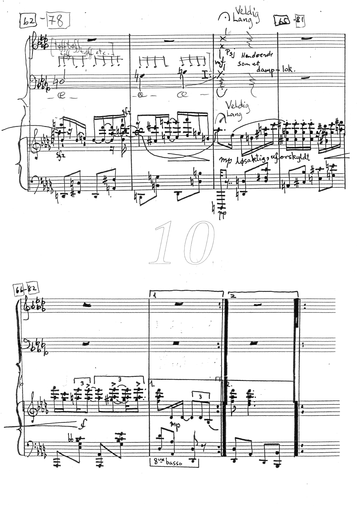 Nugatti Leaf Choral Rag - For klavér solo med Blandet(SATB)kor akkompagnement - Bilde 10
