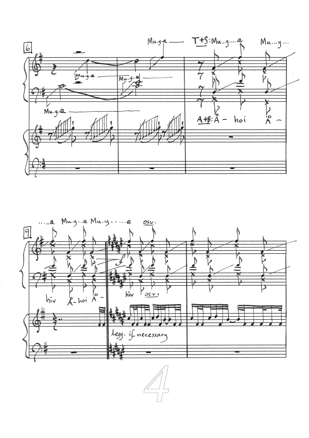Bromeliaceae Choral Rag - For klavér solo med Blandet(SATB)kor akkompagnement - Bilde 4