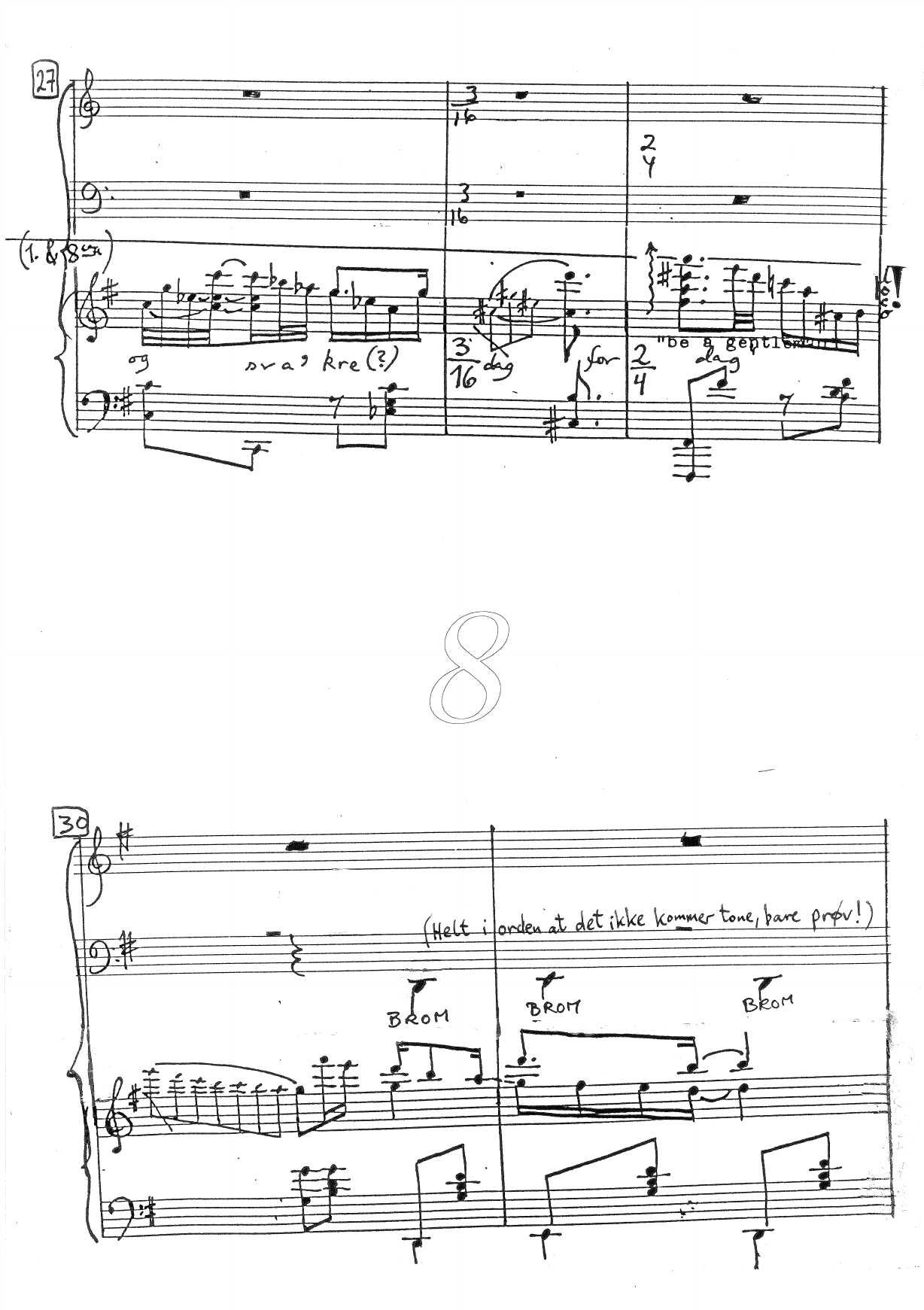 Bromeliaceae Choral Rag - For klavér solo med Blandet(SATB)kor akkompagnement - Bilde 8