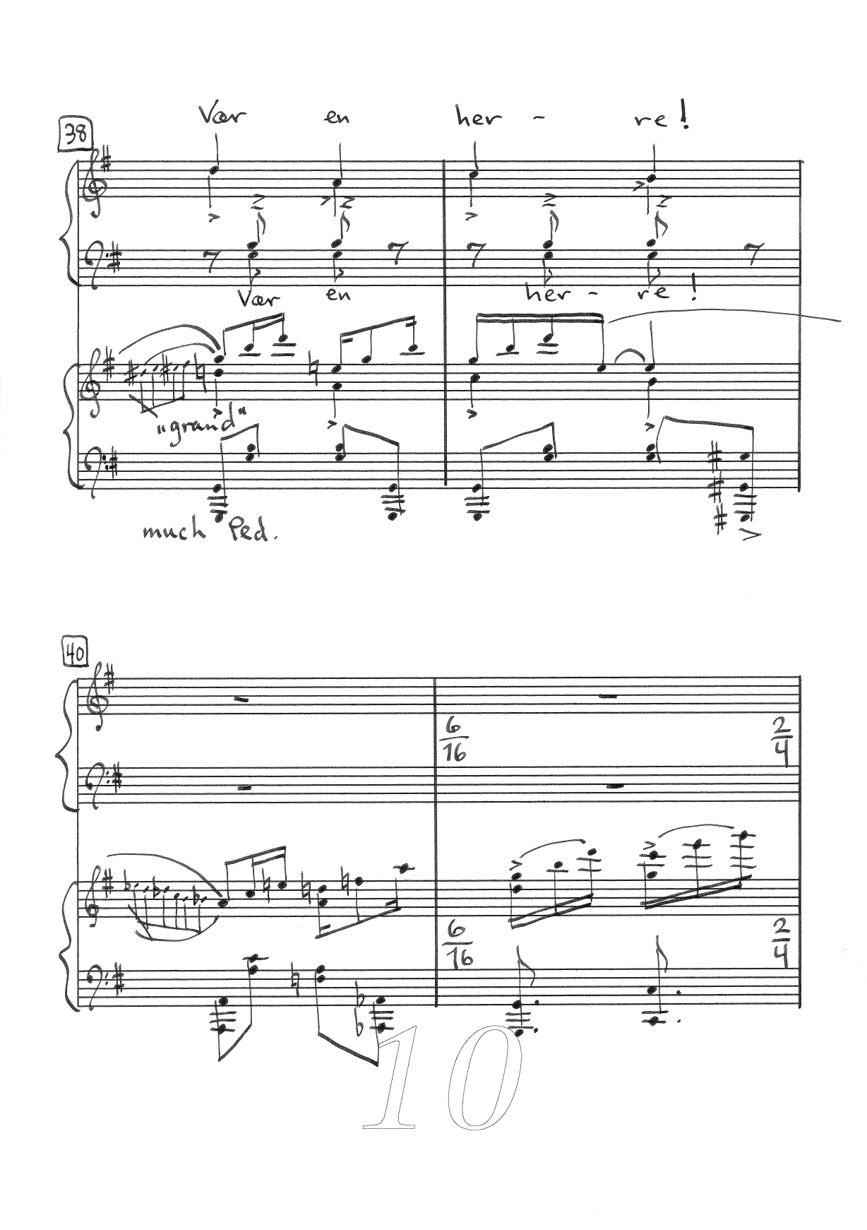 Bromeliaceae Choral Rag - For klavér solo med Blandet(SATB)kor akkompagnement - Bilde 10