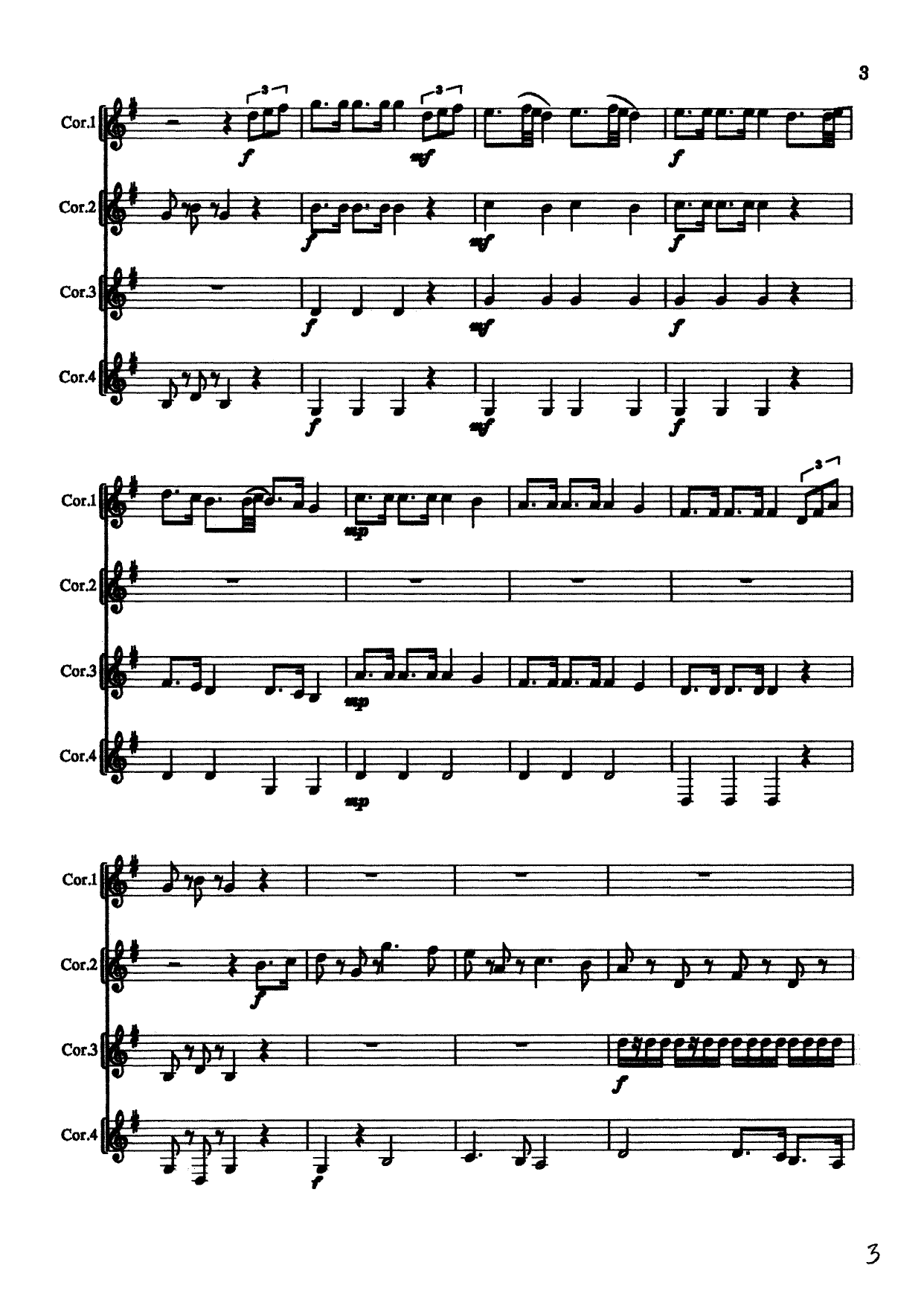 Norske folketoner, bearbeidet for 4 horn - Image 7