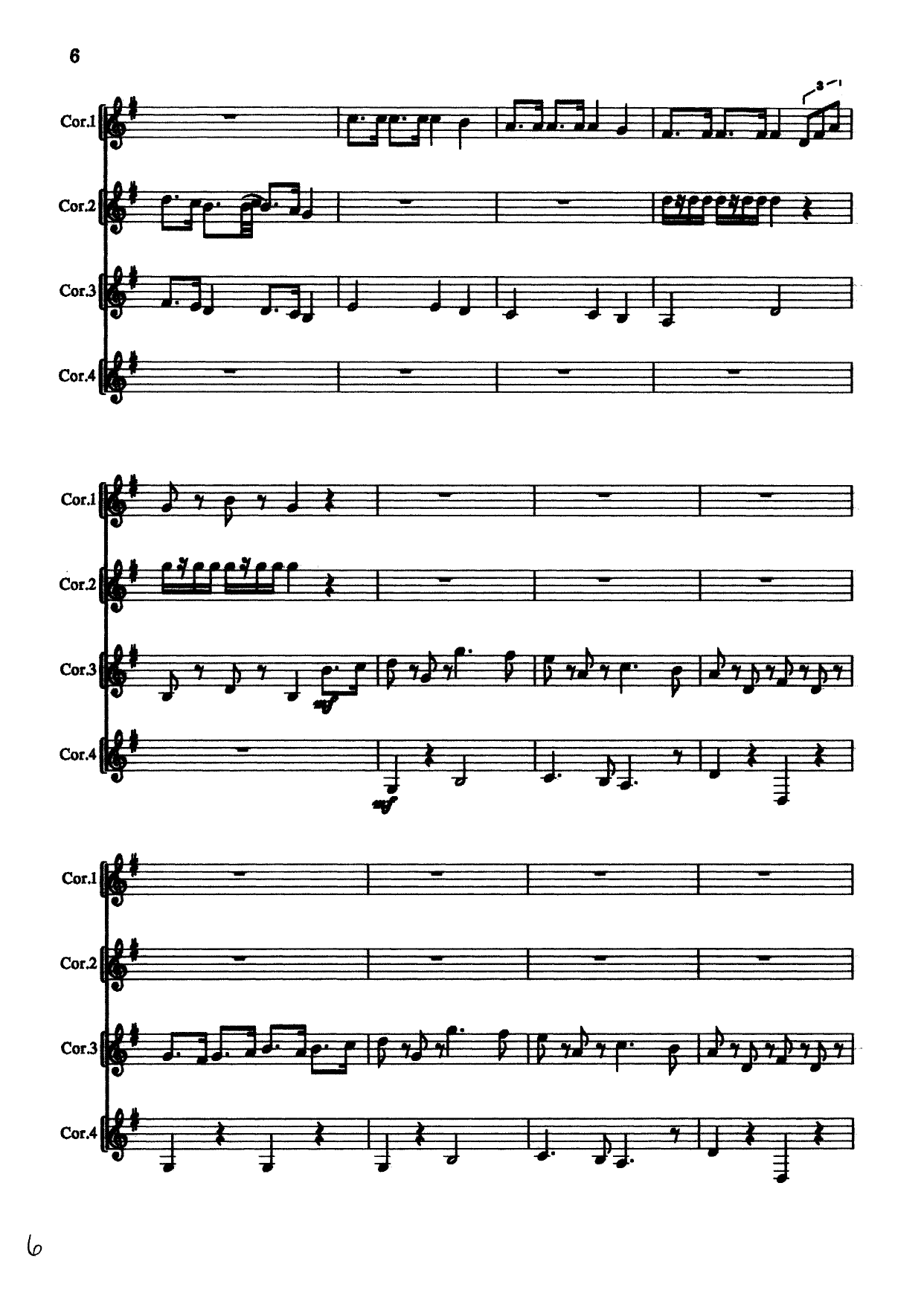 Norske folketoner, bearbeidet for 4 horn - Image 10