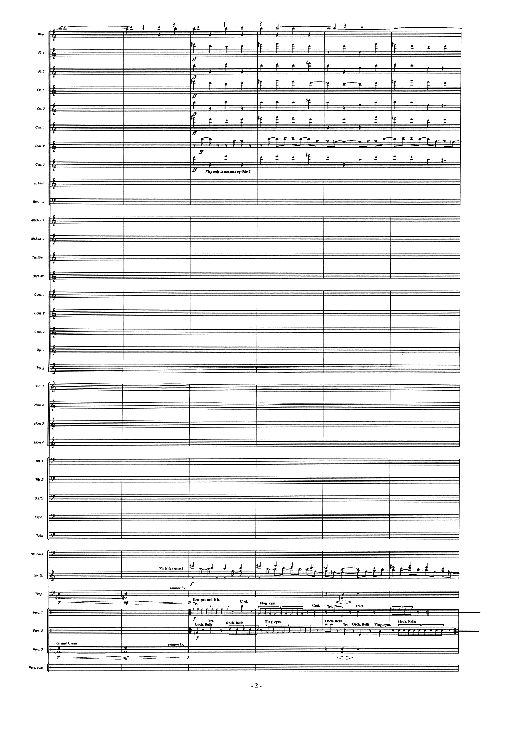 Harstad for Symphonic Band and Percussion Soloist - Bilde 6
