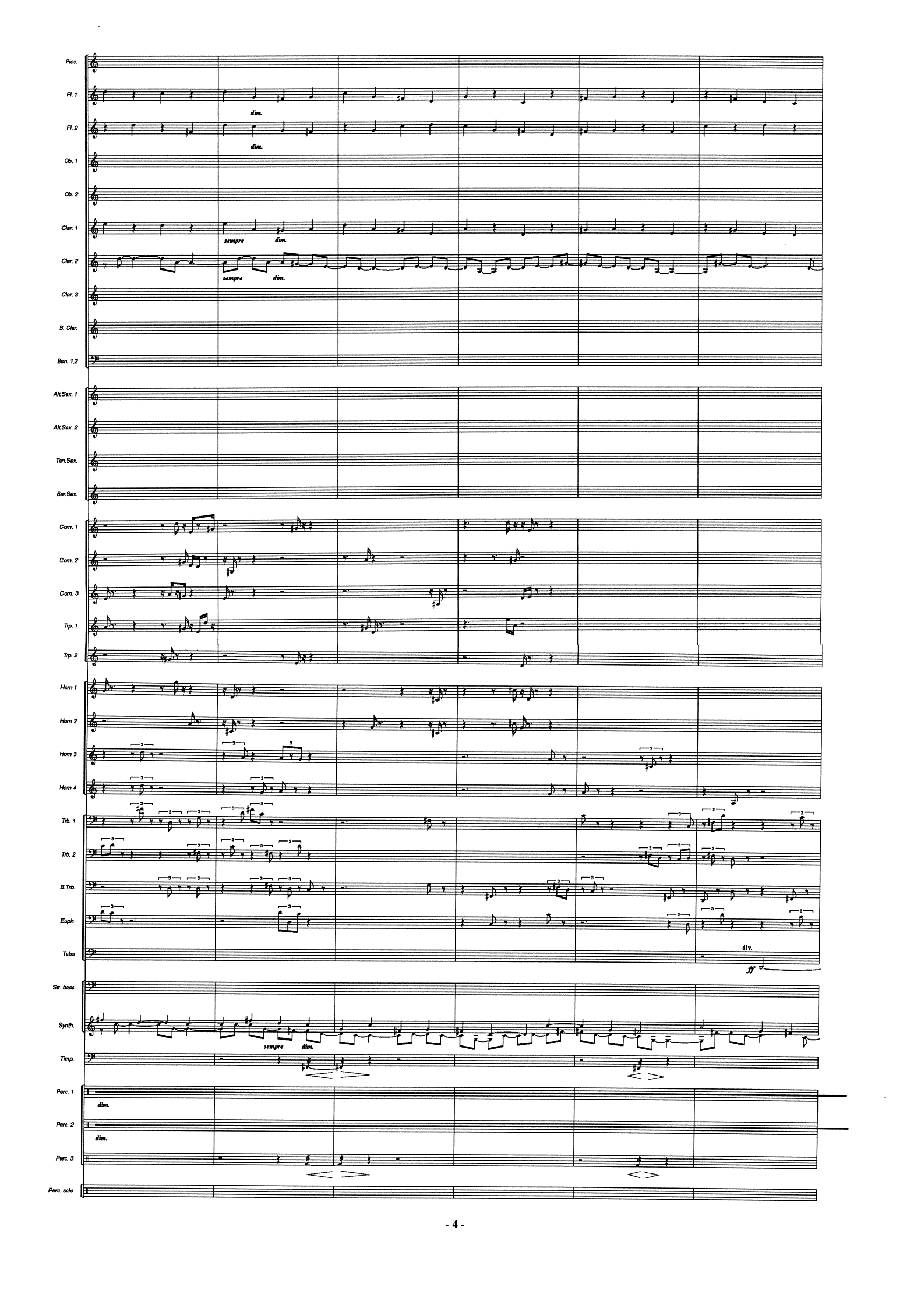 Harstad for Symphonic Band and Percussion Soloist - Bilde 8