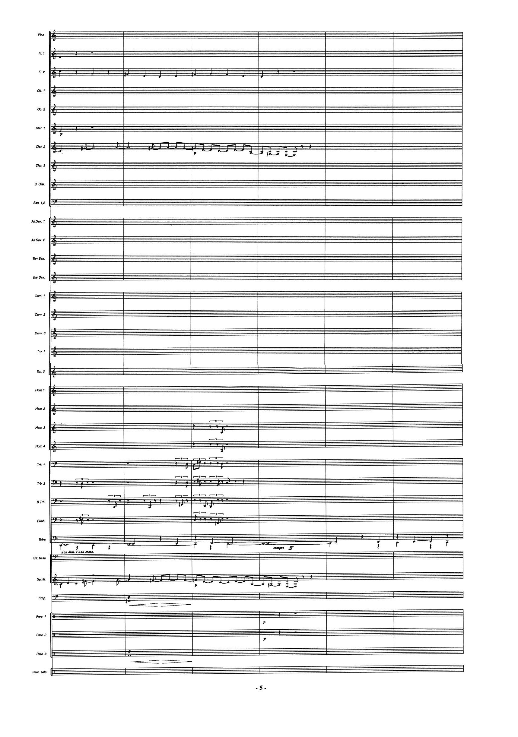 Harstad for Symphonic Band and Percussion Soloist - Bilde 9
