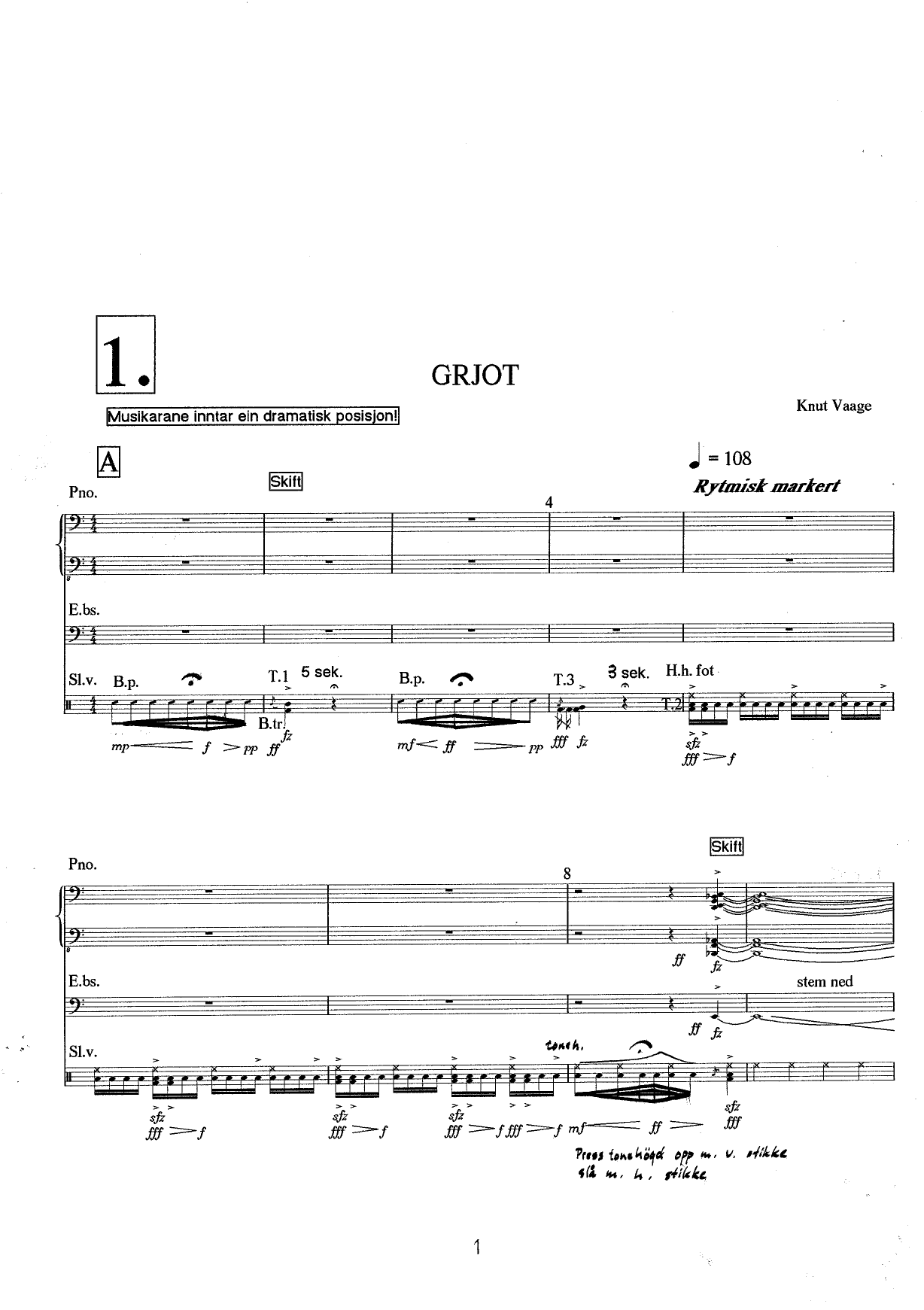 Grjot - Stykke for jazzgruppe - Image 4