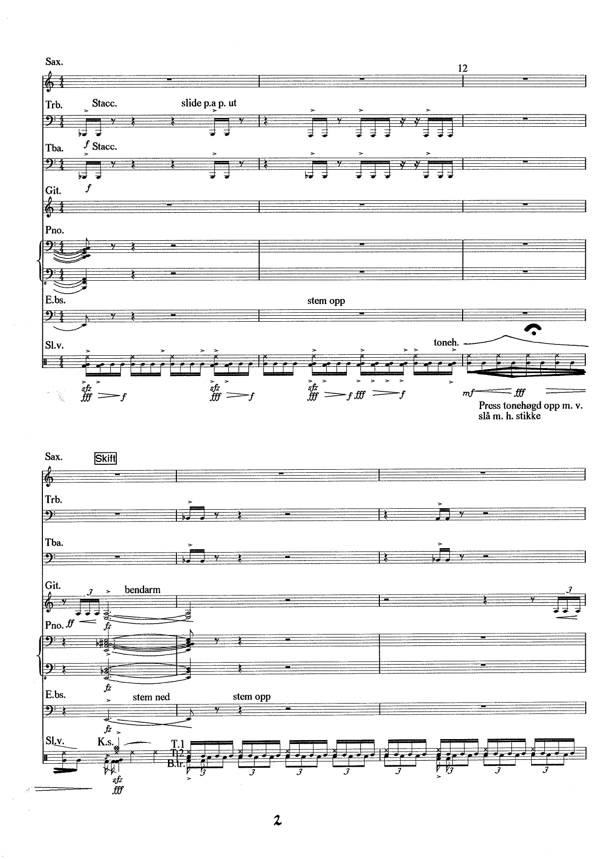 Grjot - Stykke for jazzgruppe - Image 5