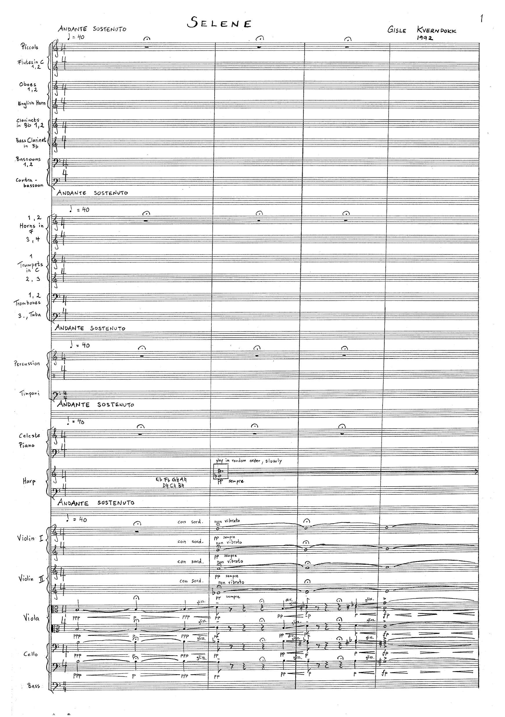 Selene for Orchestra - Bilde 3