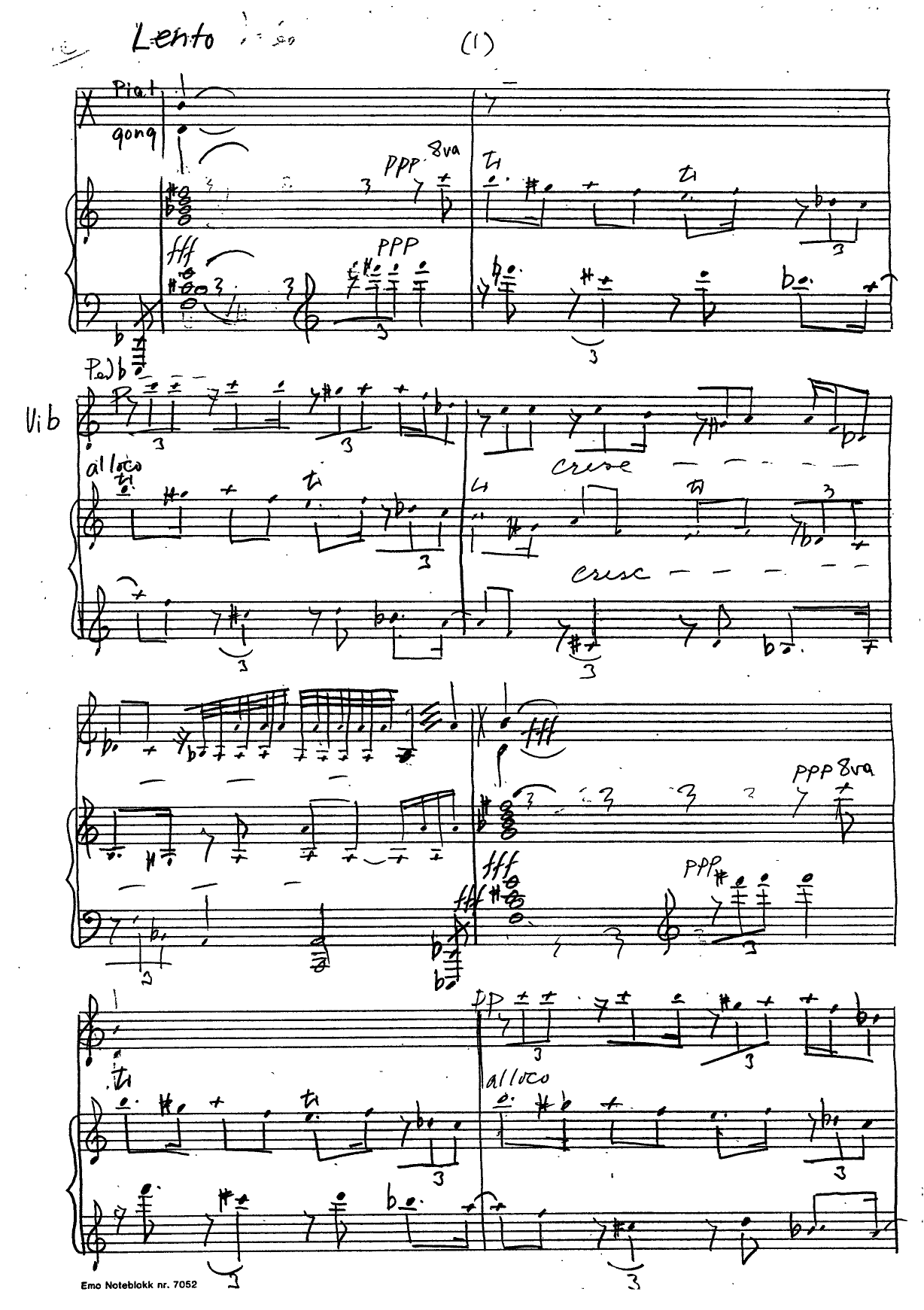 Sceni for klavér og slagverk - Image 3