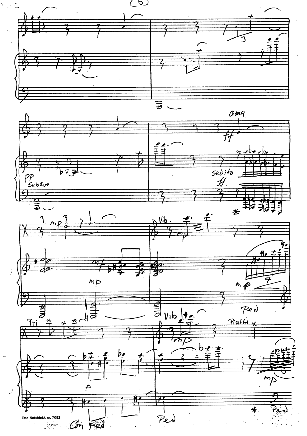 Sceni for klavér og slagverk - Image 7