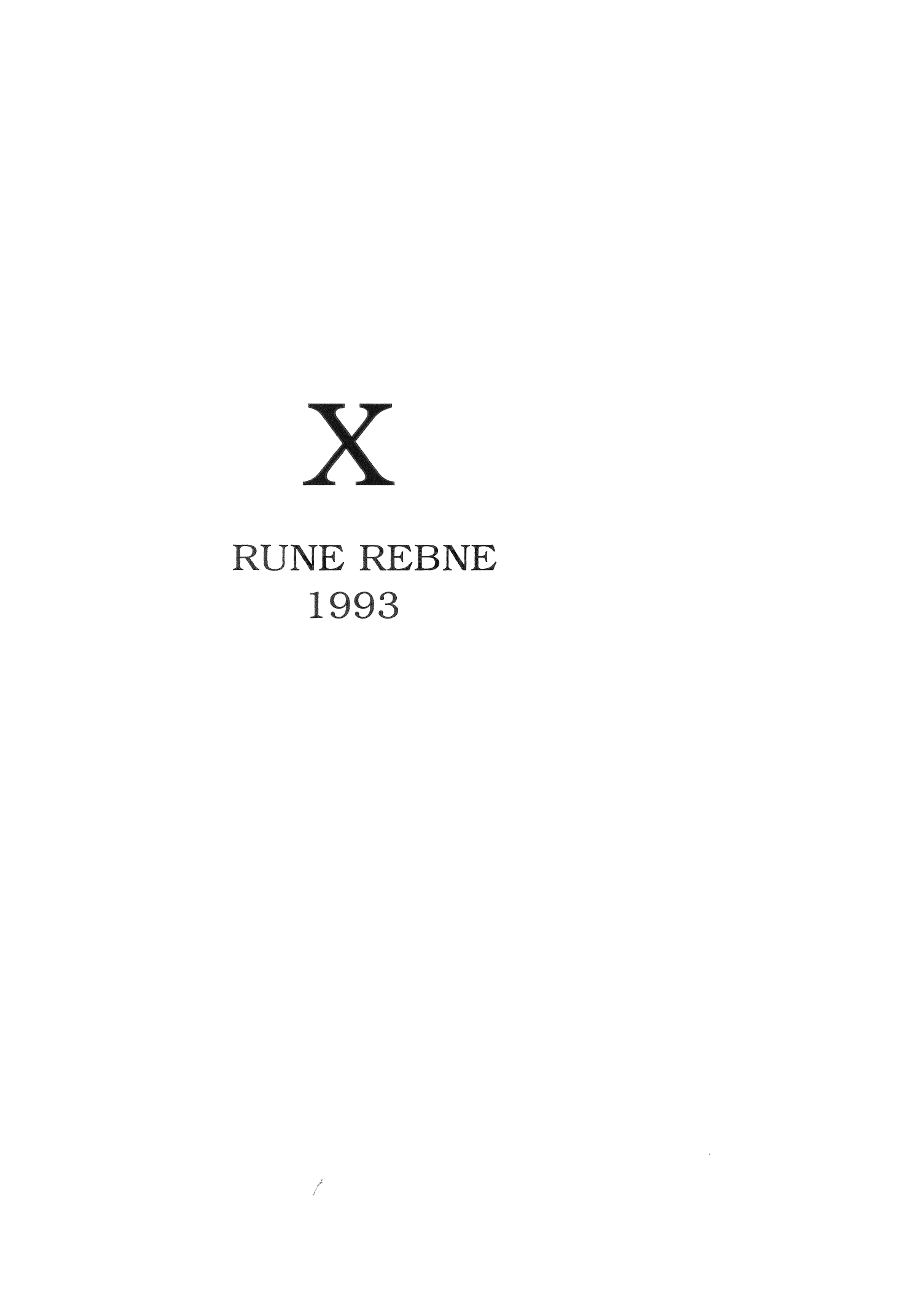 X