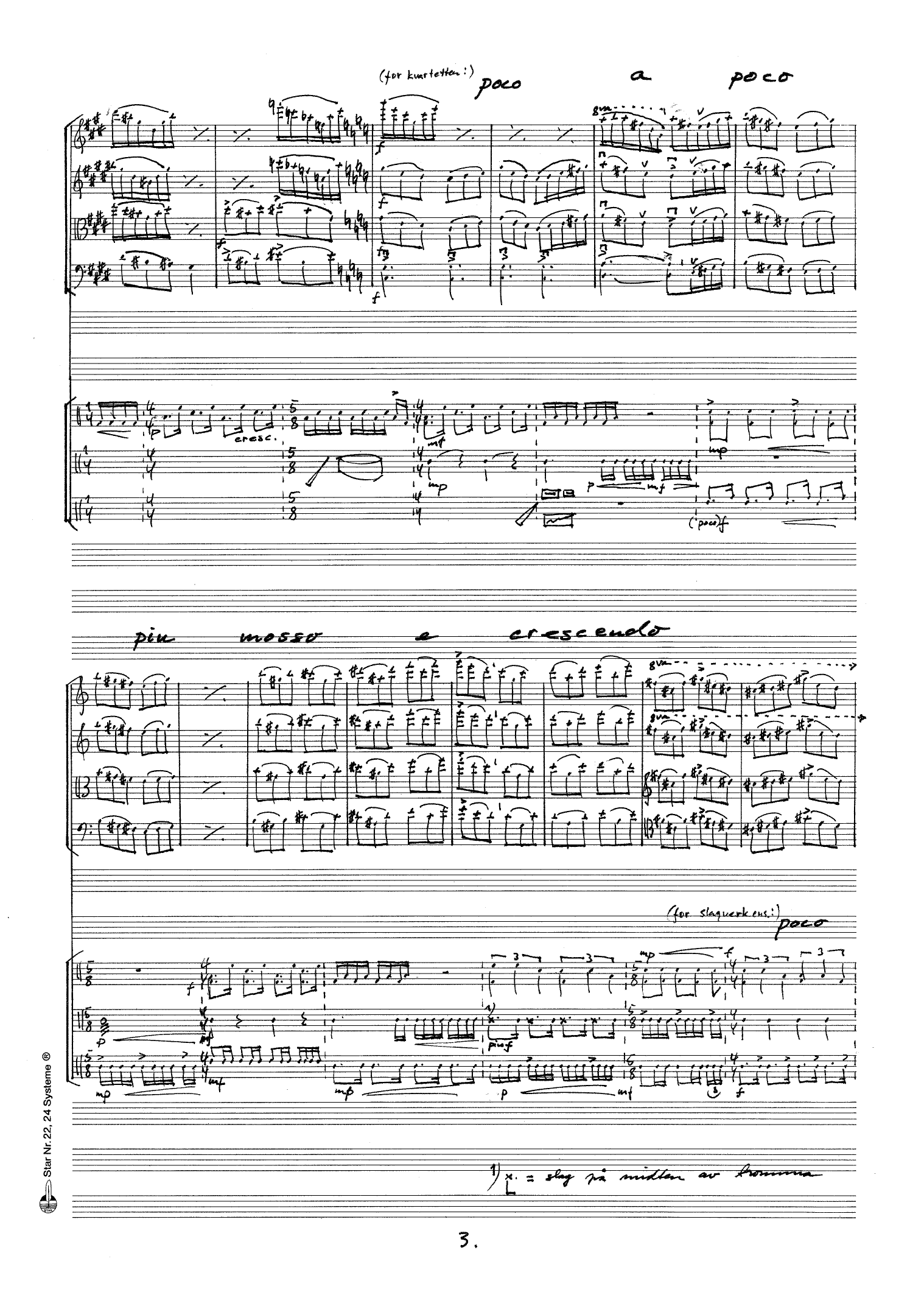 Musikk til Per Gynt for strykekvartett og slagverkstrio - Image 5