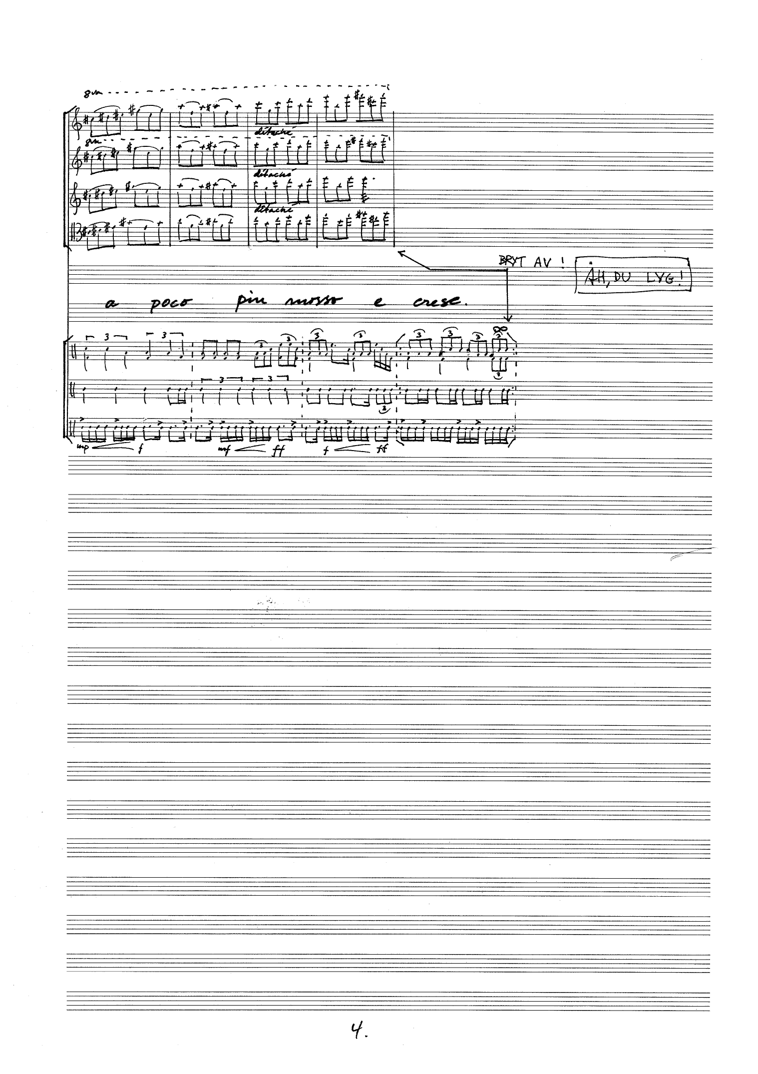 Musikk til Per Gynt for strykekvartett og slagverkstrio - Image 6