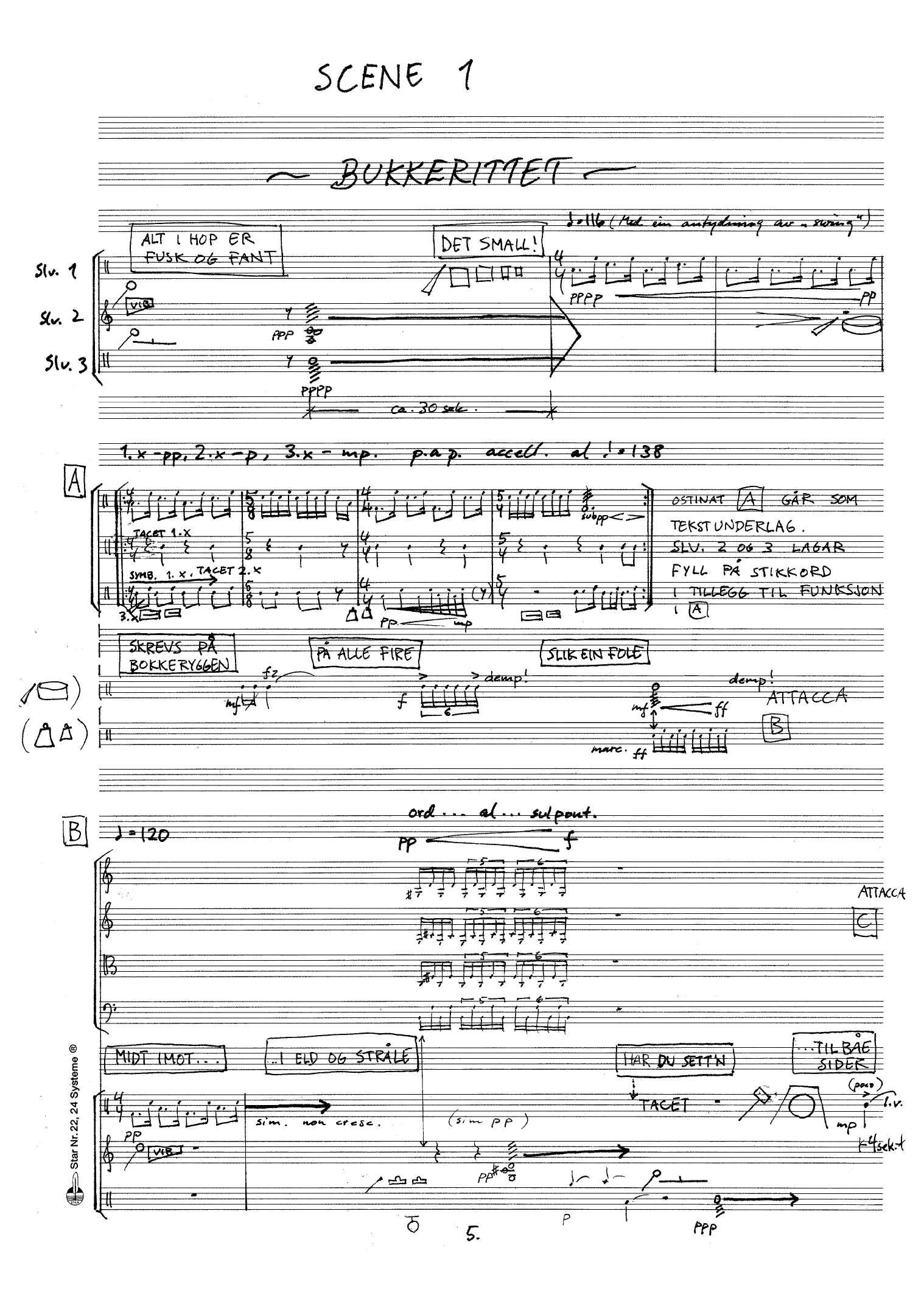 Musikk til Per Gynt for strykekvartett og slagverkstrio - Image 7