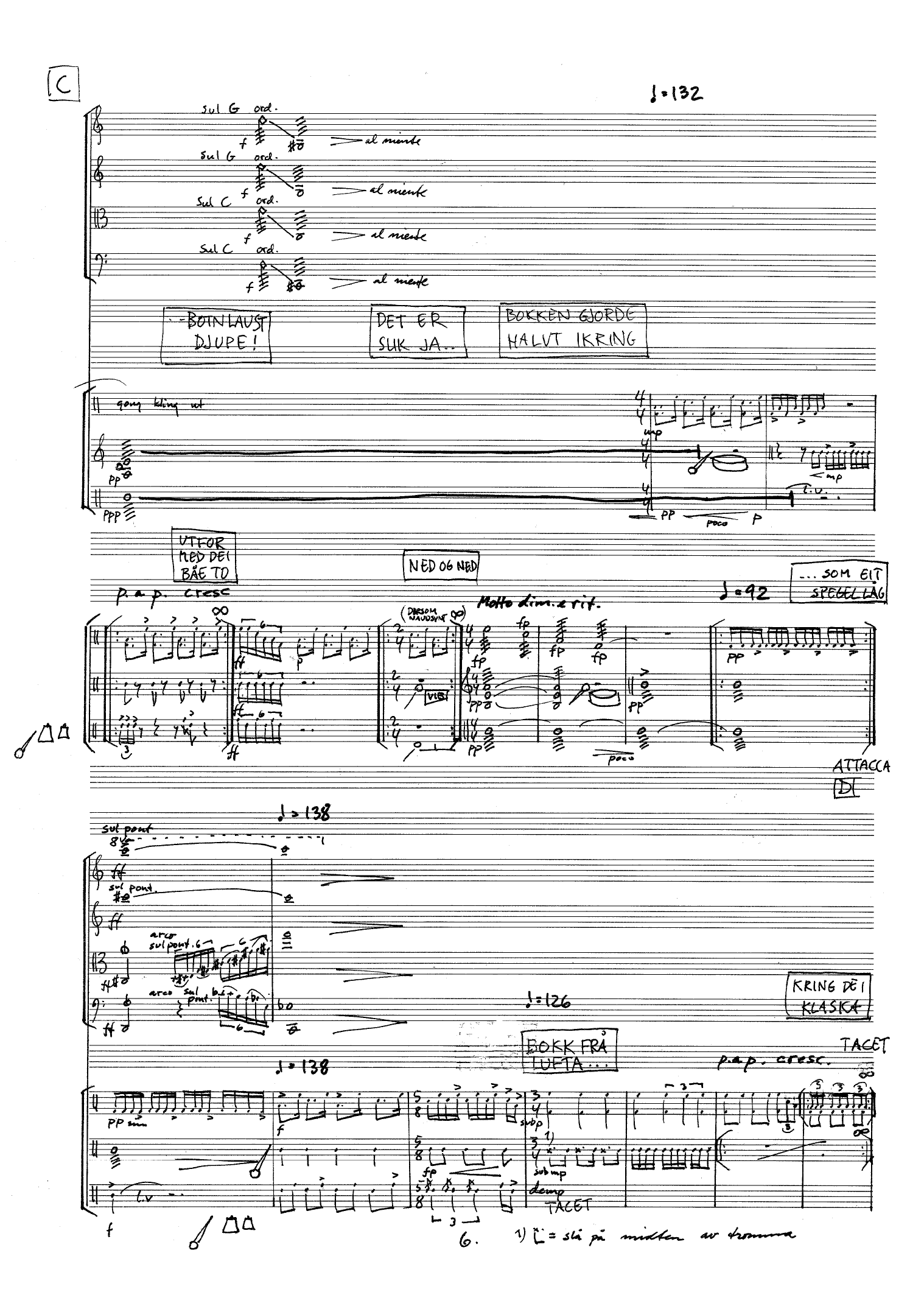 Musikk til Per Gynt for strykekvartett og slagverkstrio - Image 8