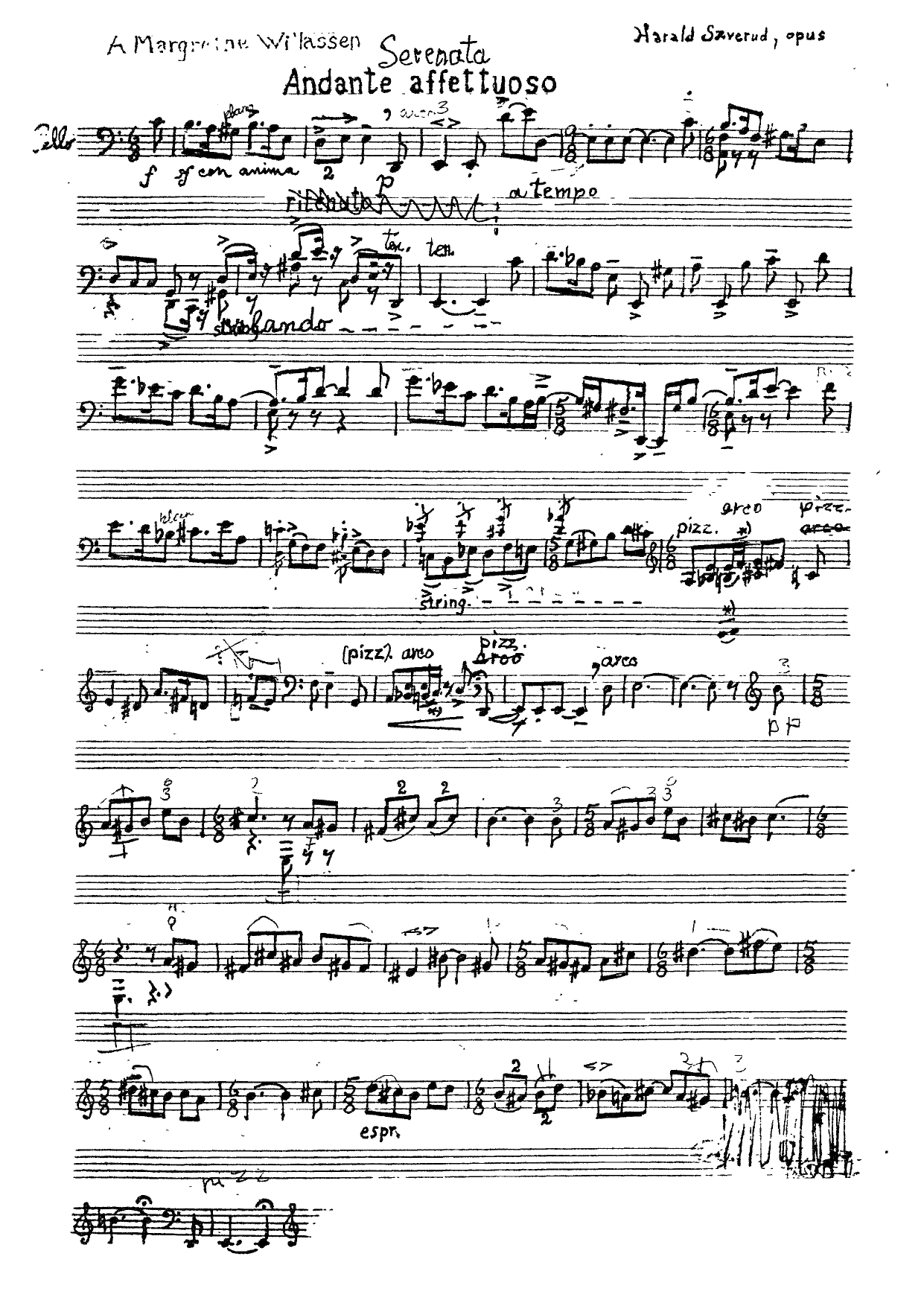 Andante affettuoso - Serenata