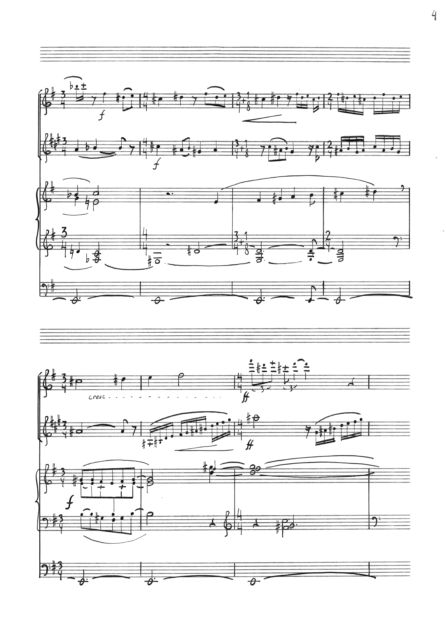 Sonata sacra - For fløyte(fiolin), klarinett(bratsj) og orgel, op. 55 - Image 5