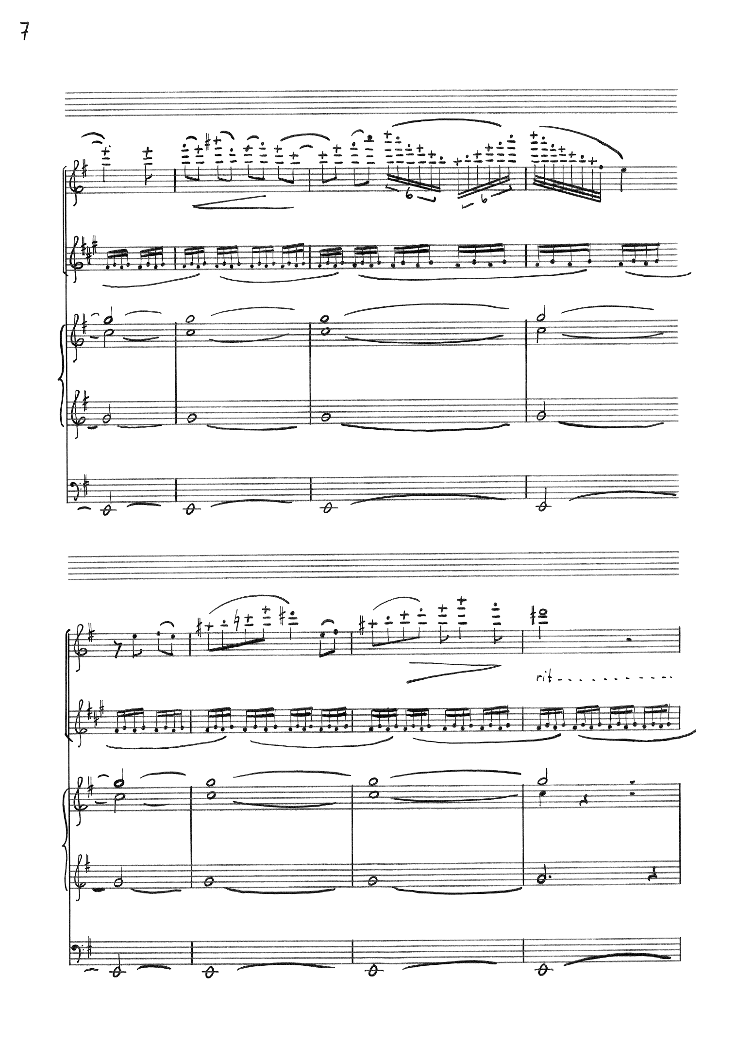 Sonata sacra - For fløyte(fiolin), klarinett(bratsj) og orgel, op. 55 - Image 8