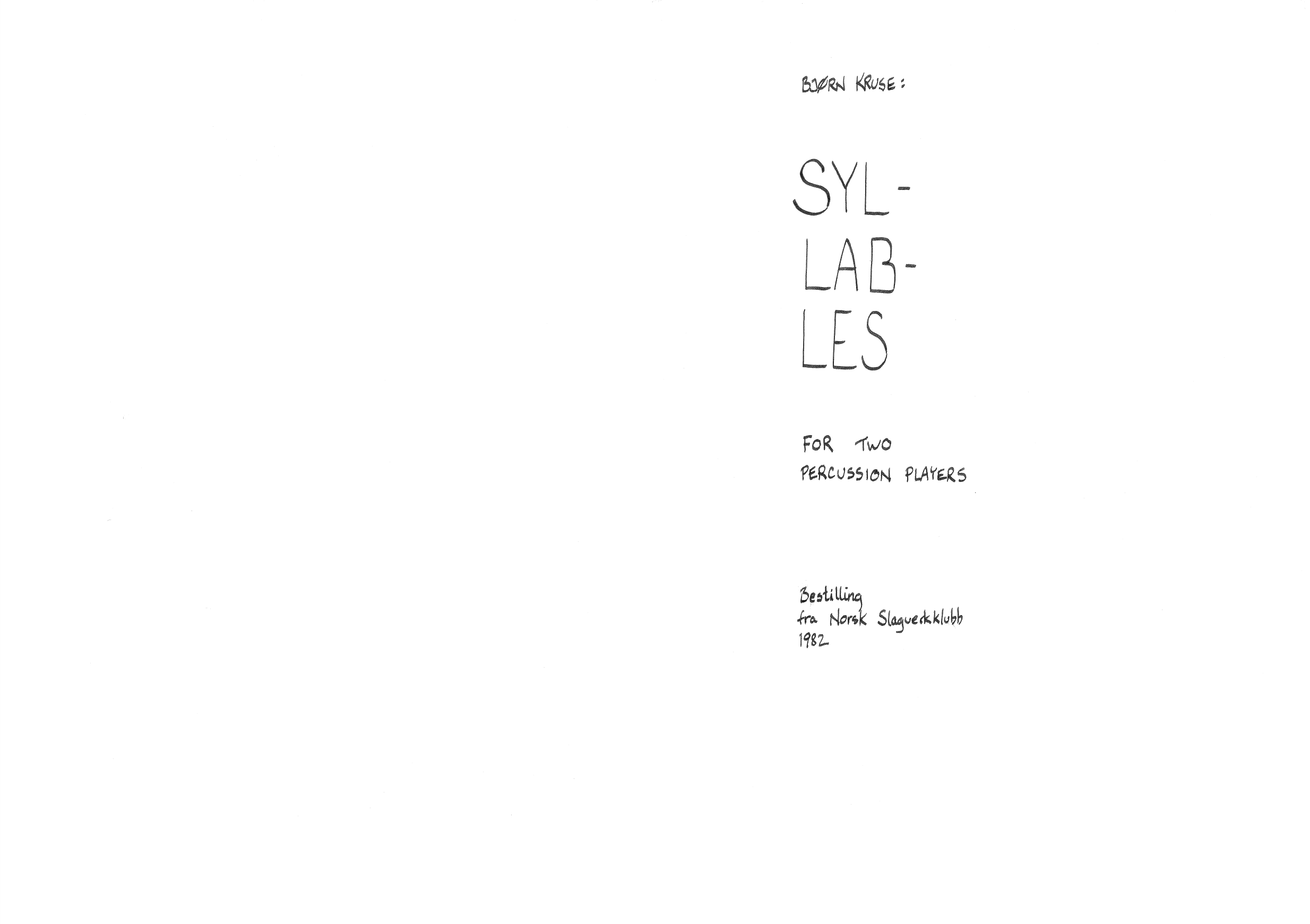 Syllables