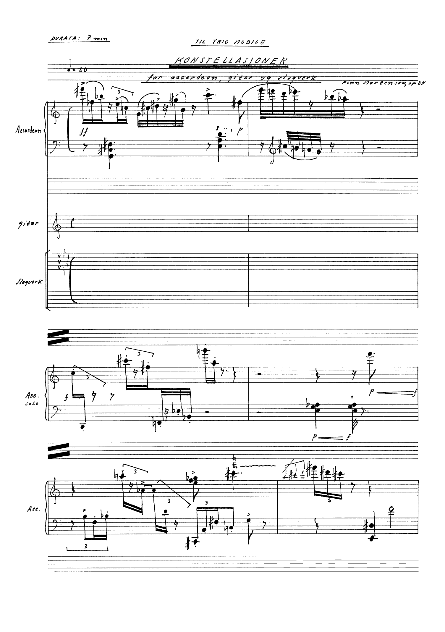 Constellations, Op. 34