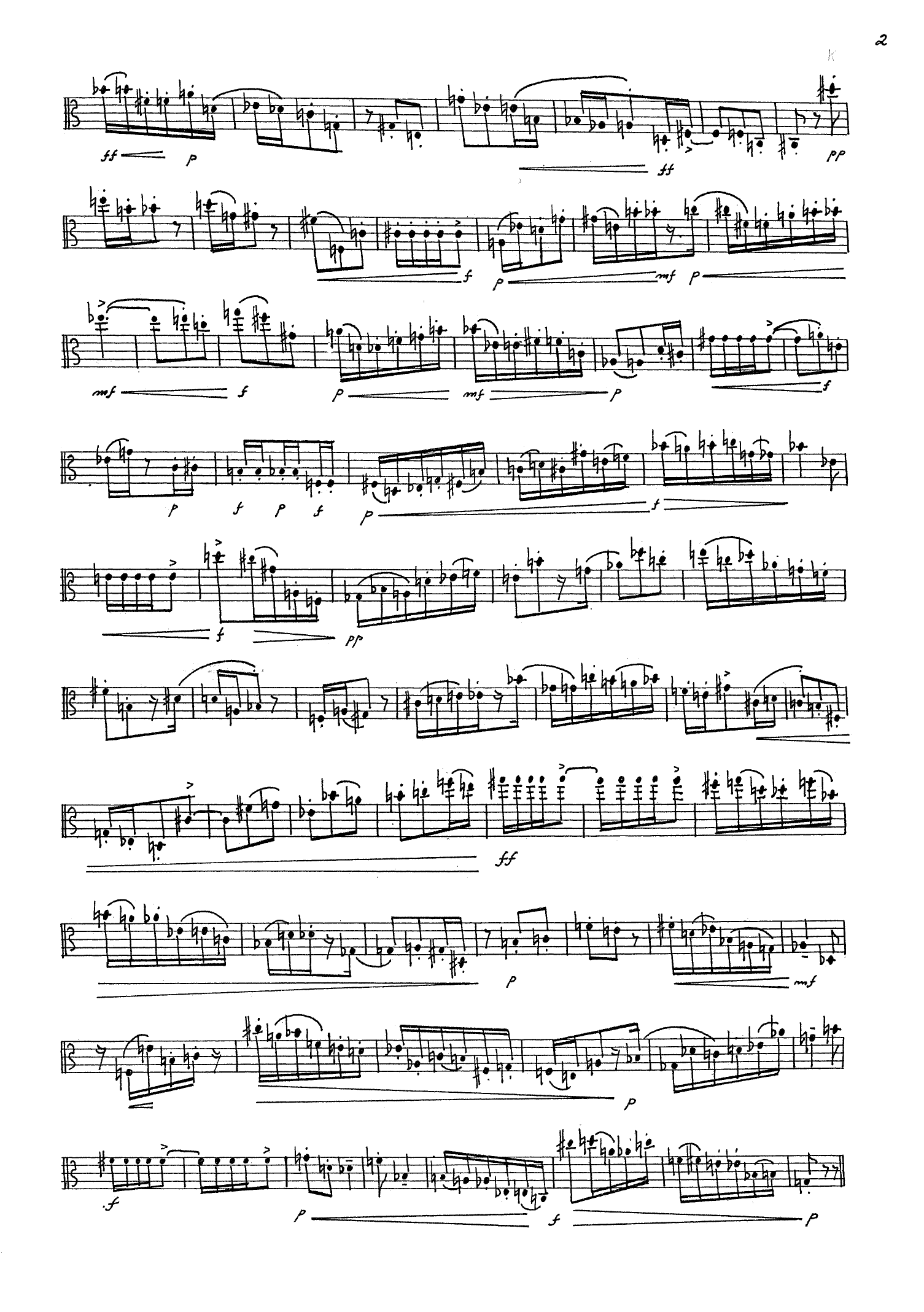 Sonatina for Viola Solo - Bilde 4