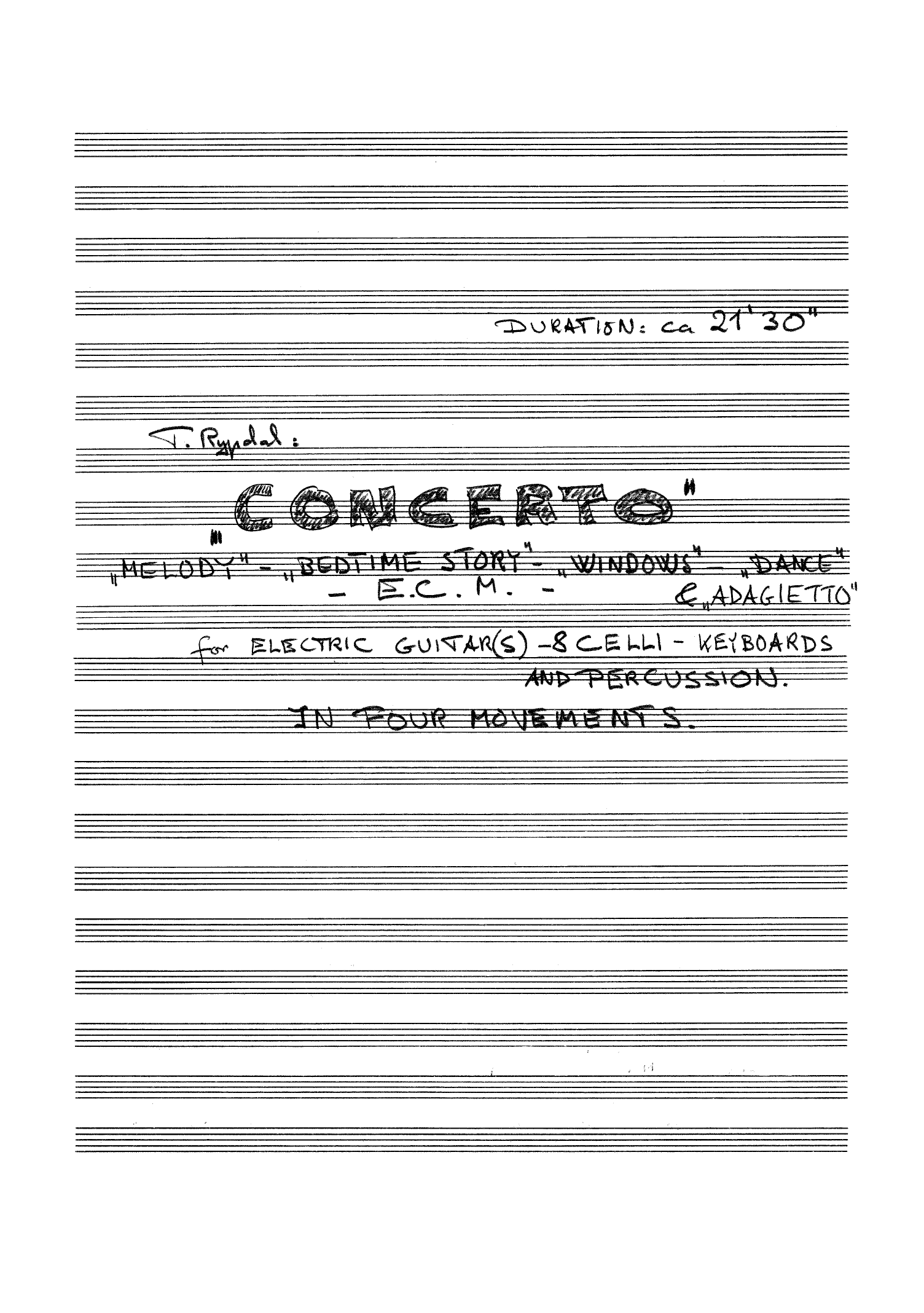 Concerto - E.C.M.