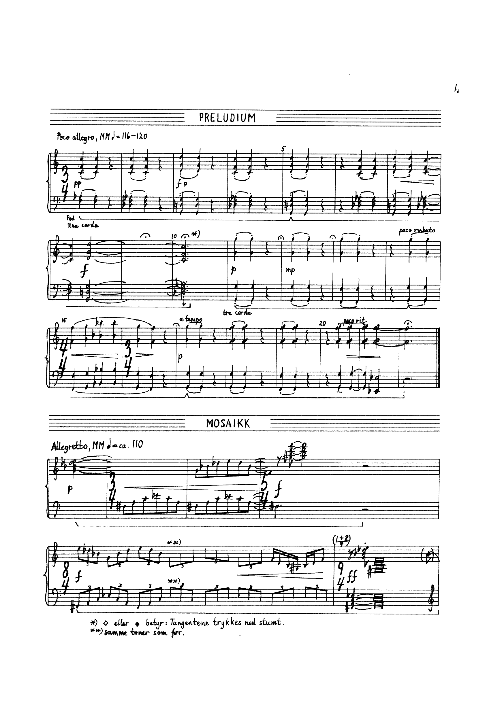 Amateur Music : Five Short Pieces for Piano - Image 2