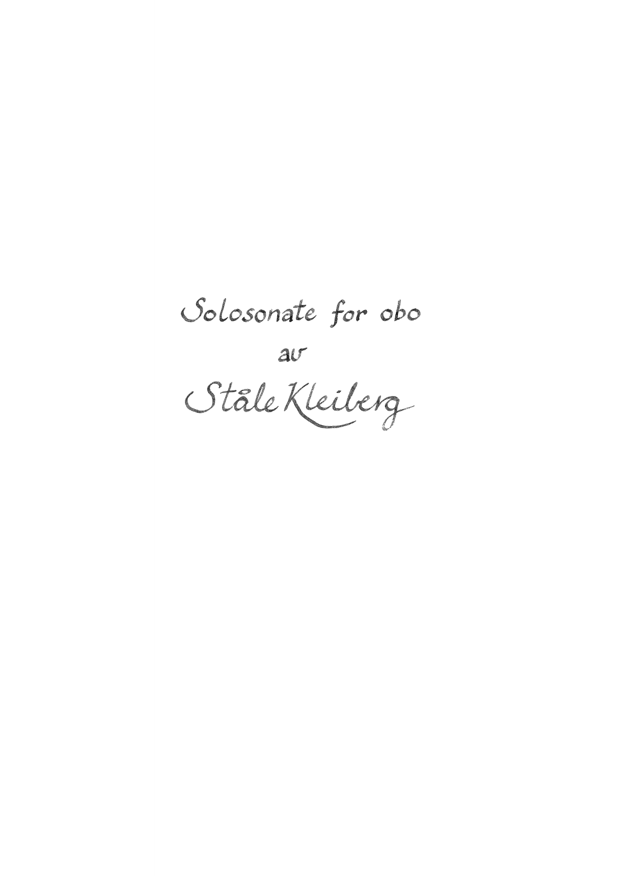 Solosonate for obo