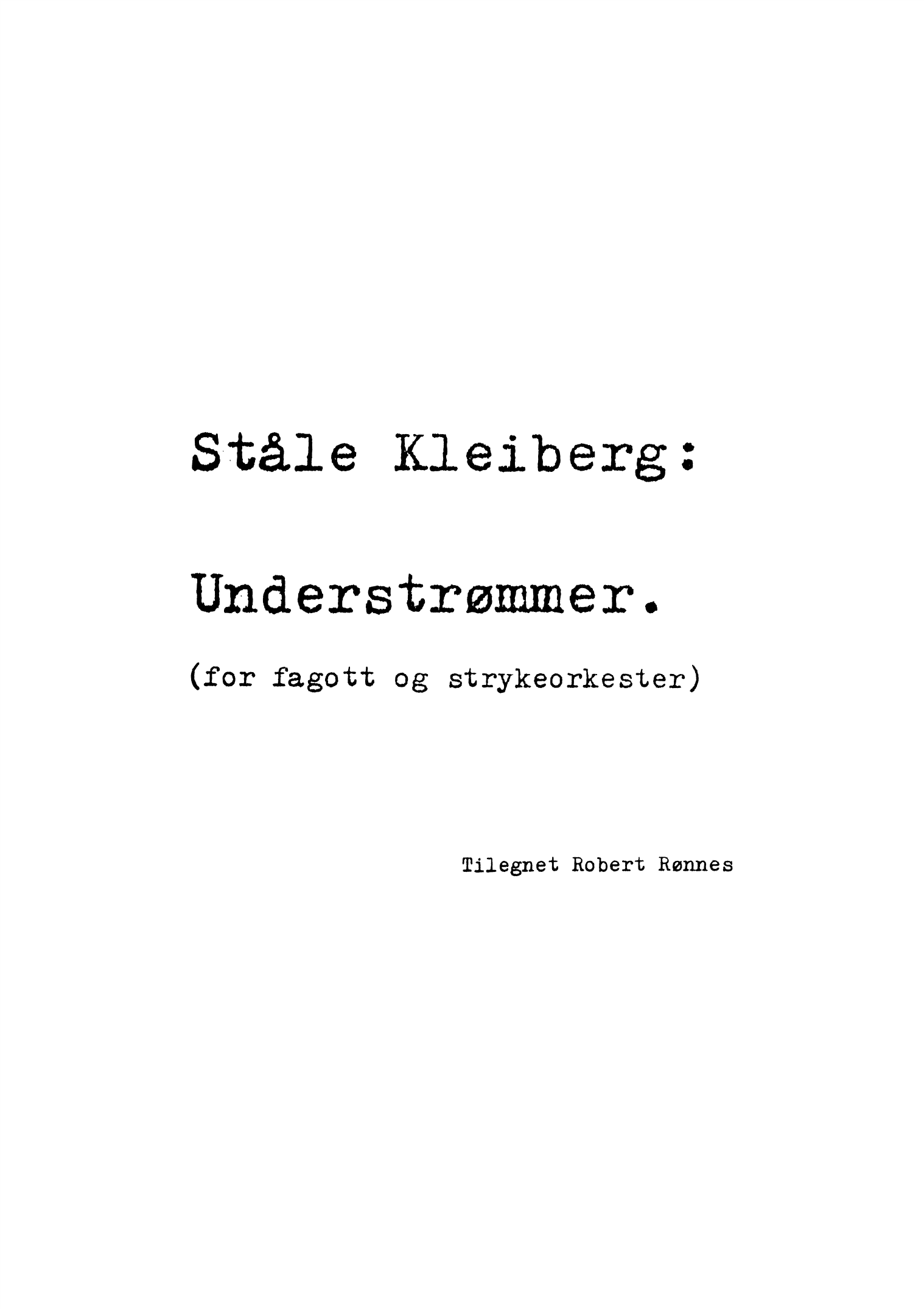 Understrømmer