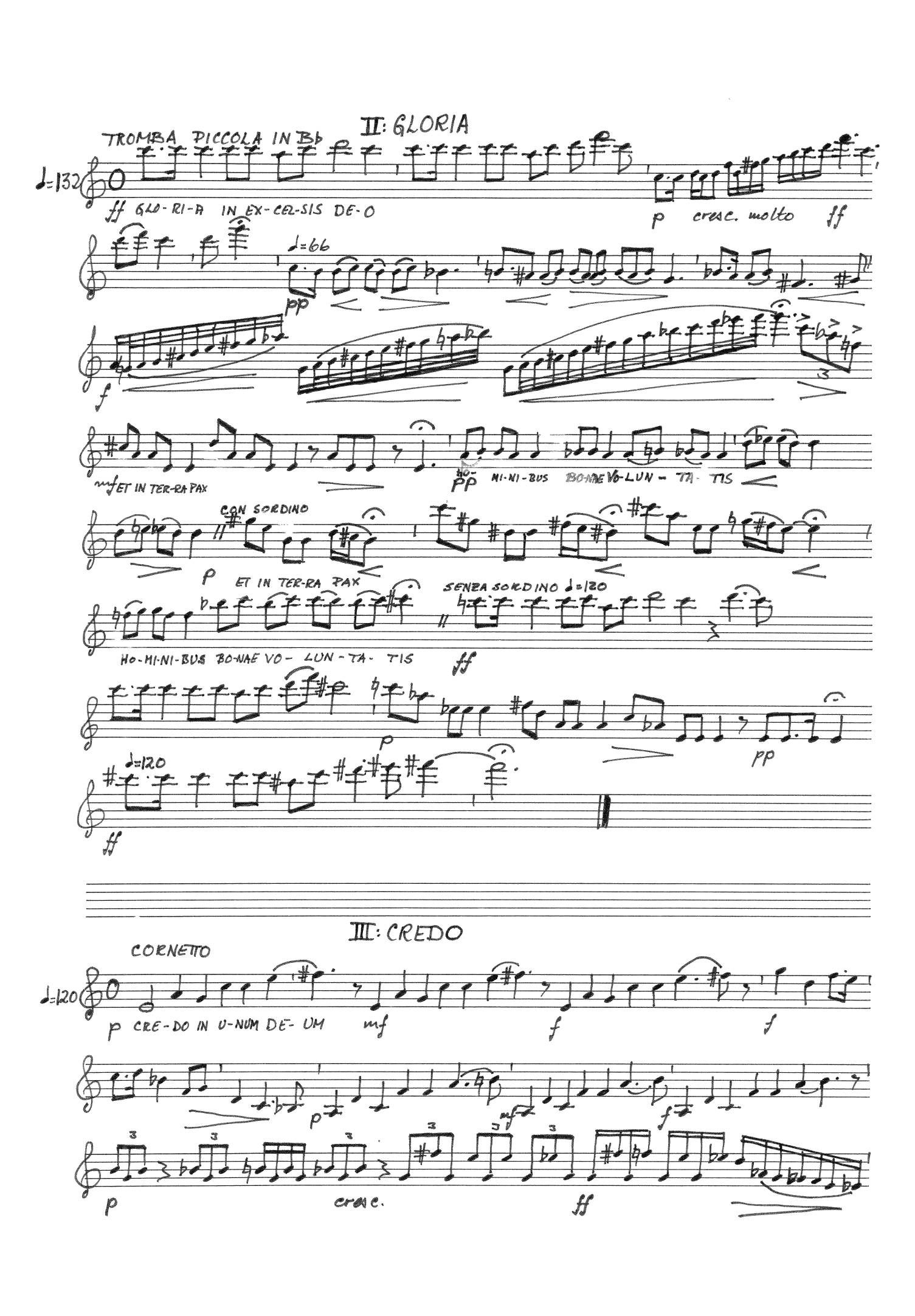 Missa Brevis per trombe soli - Image 2
